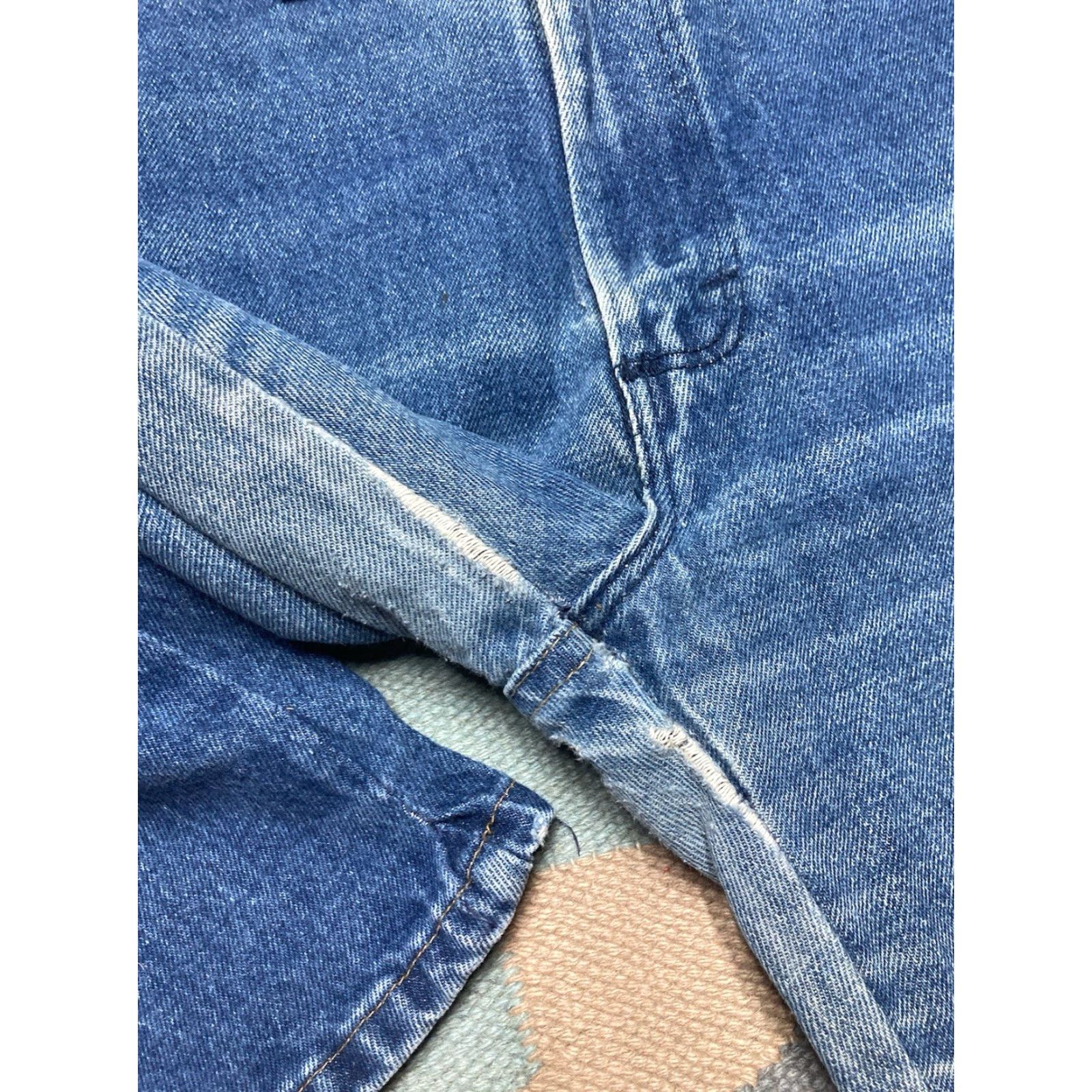 Denime VINTAGE Rustler Jeans Men 37x30 Blue Denim Straight USA 80s Talon Jeans Straight Leg Inseam 30 Inseam 30 Mens Blue Size US 37 - 6 Thumbnail
