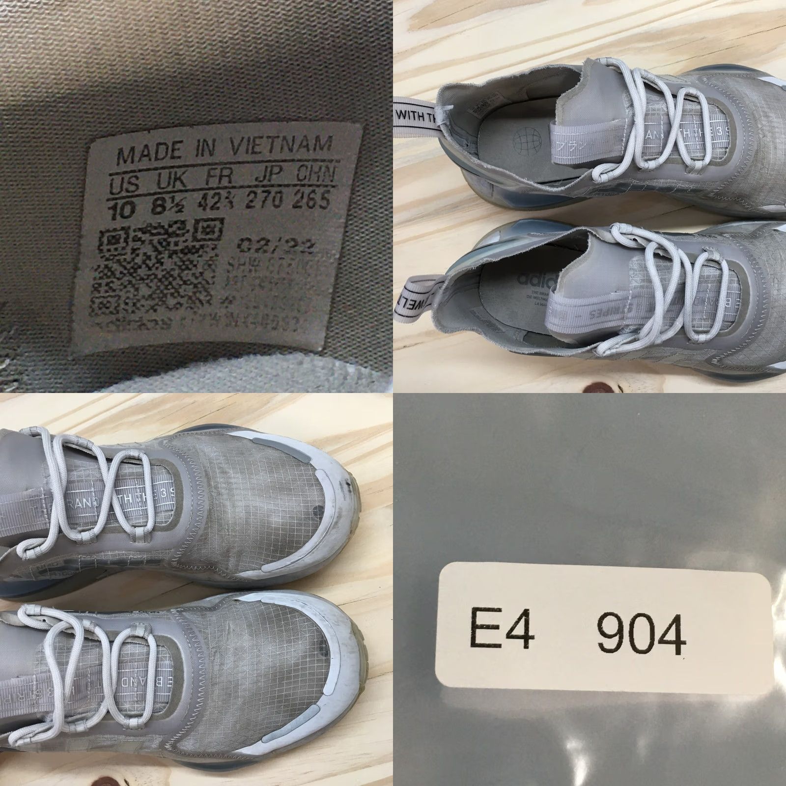 Adidas Adidas Sneaker Women 10 Gray NMD V3 Dash Athletic Running Lace Up Casual Comfort Size US 10 / IT 40 - 10 Thumbnail