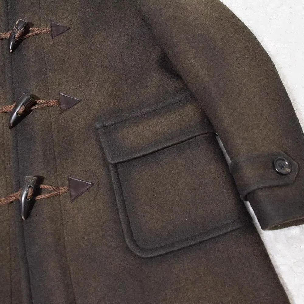 Backbone Hooded Toggle Coat with Satin Lining - Black S. Size US S / EU 44-46 / 1 - 6 Thumbnail