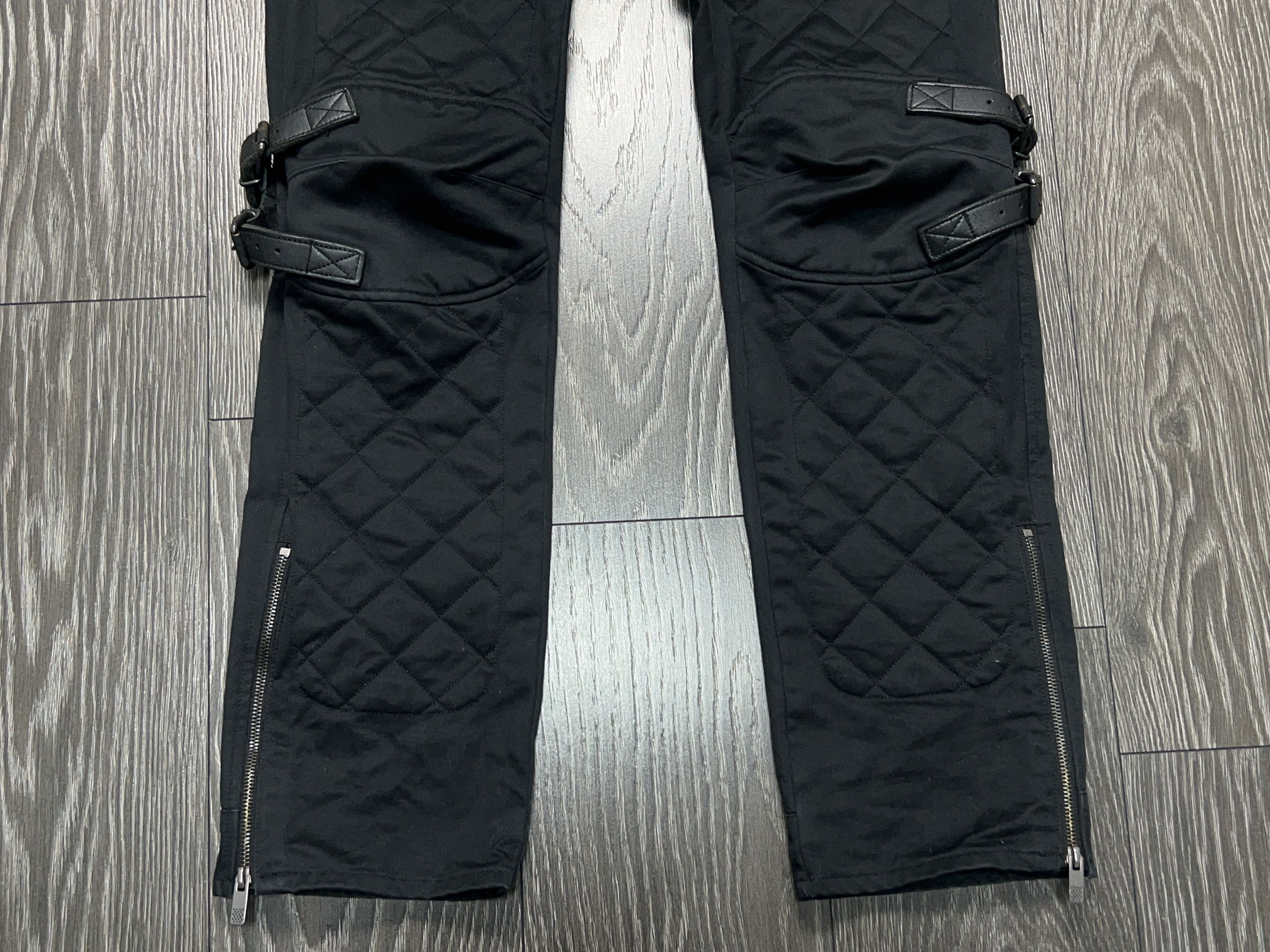 G-Star RARE NY RAW Special Edition Quilted Pants Biker Moto Style Size US 32 / EU 48 - 4 Thumbnail