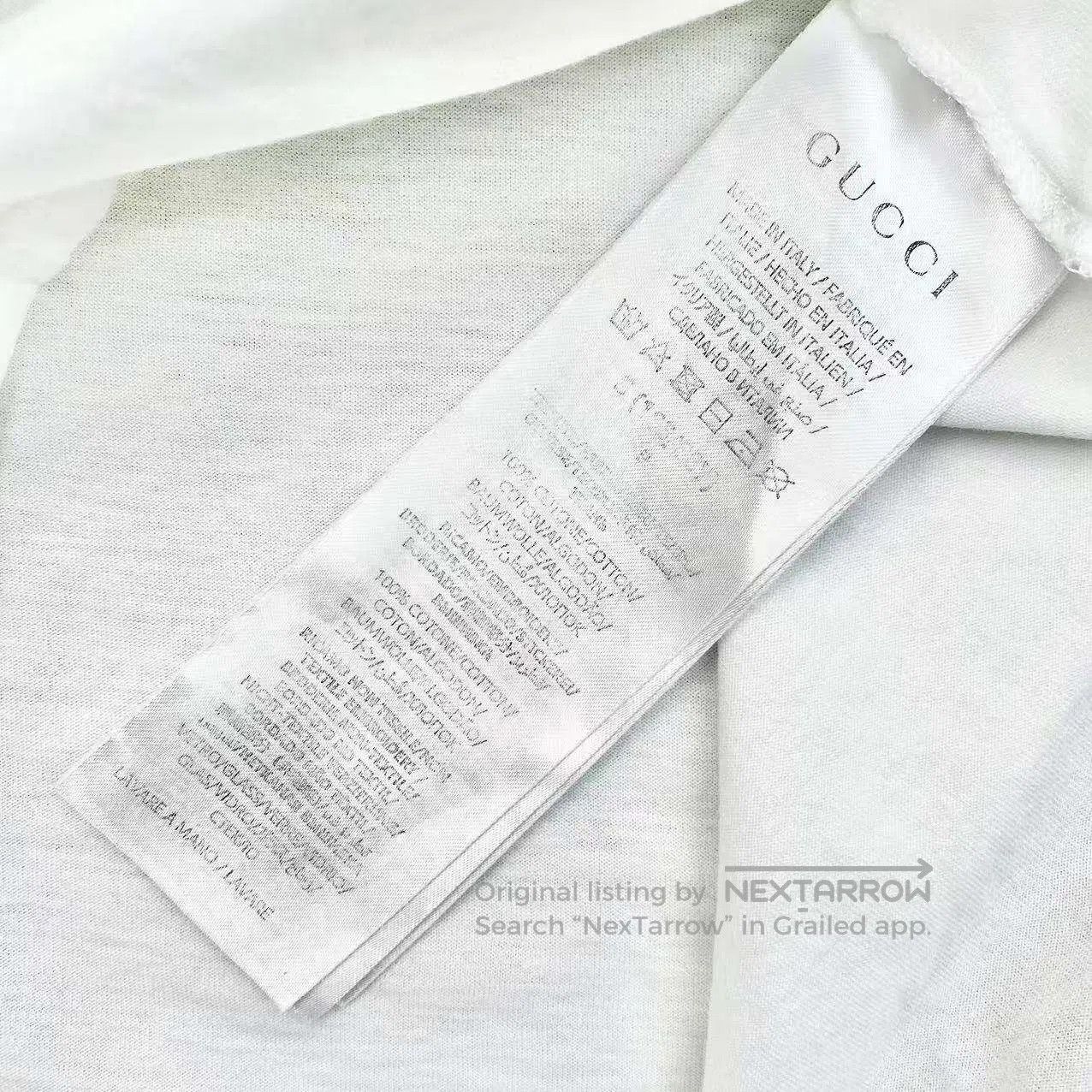 Gucci Guicci 24SS rhinestone letter logo crew neck short sleeves Size S / US 4 / IT 40 - 4 Thumbnail