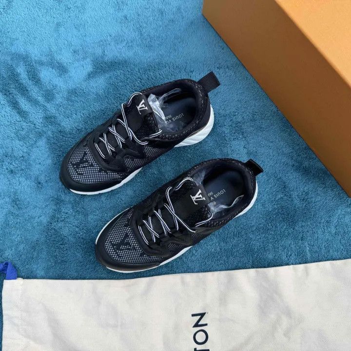 Louis Vuitton Louis Vuitton Black Mesh Casual Sneakers -2508 Size US 5 / EU 37 - 6 Thumbnail
