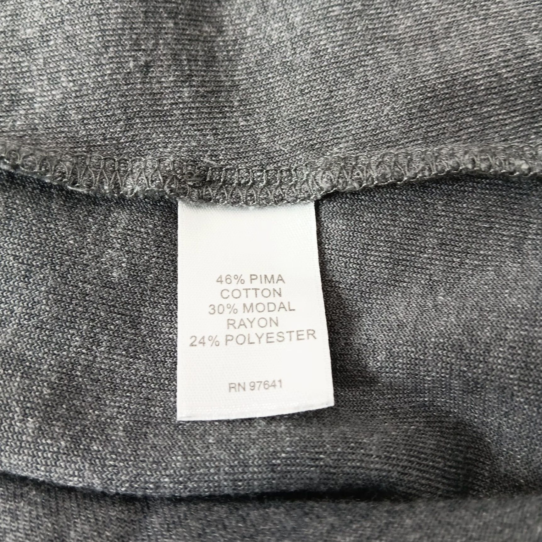 Velour Pure Jill Shift Dress XS Gray Velour Pima Cotton Blend Raglan Long Sleeve Knee Length Casual Party/Cocktail Womens XS Size XS / US 0-2 / IT 36-38 - 8 Thumbnail