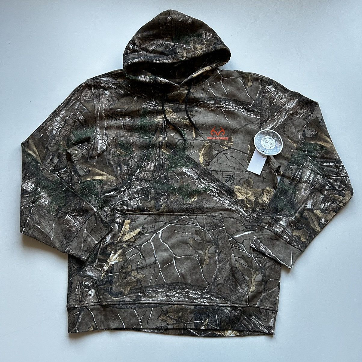 image of Vintage 2000S Real Tree Camo Pullover Hoodie Medium Nwt, Men's