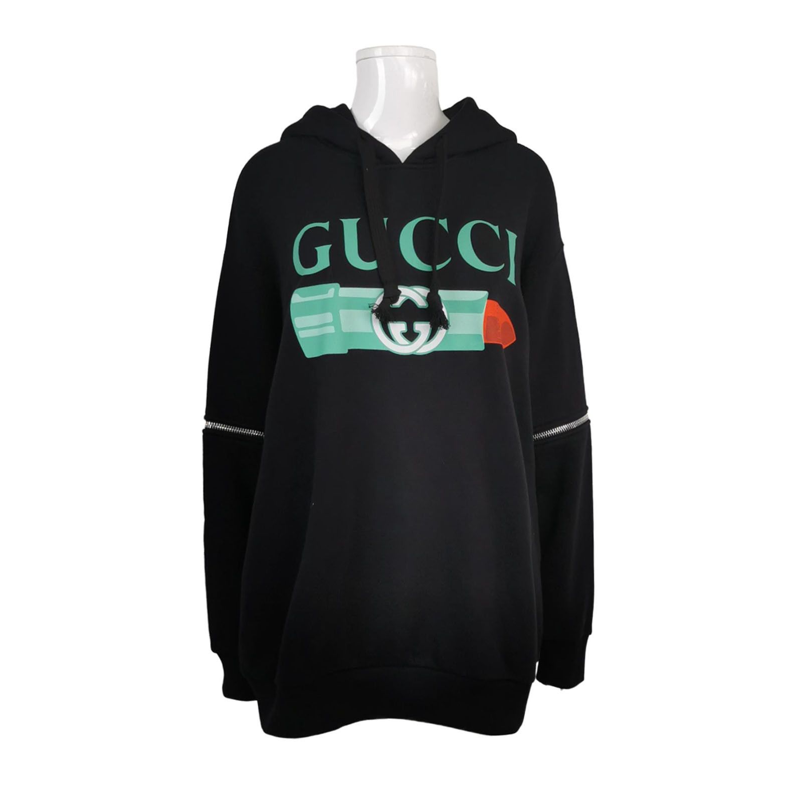 Gucci Gucci Lipstick Logo Hoodie Size M Size US M / EU 48-50 / 2 - 1 Thumbnail