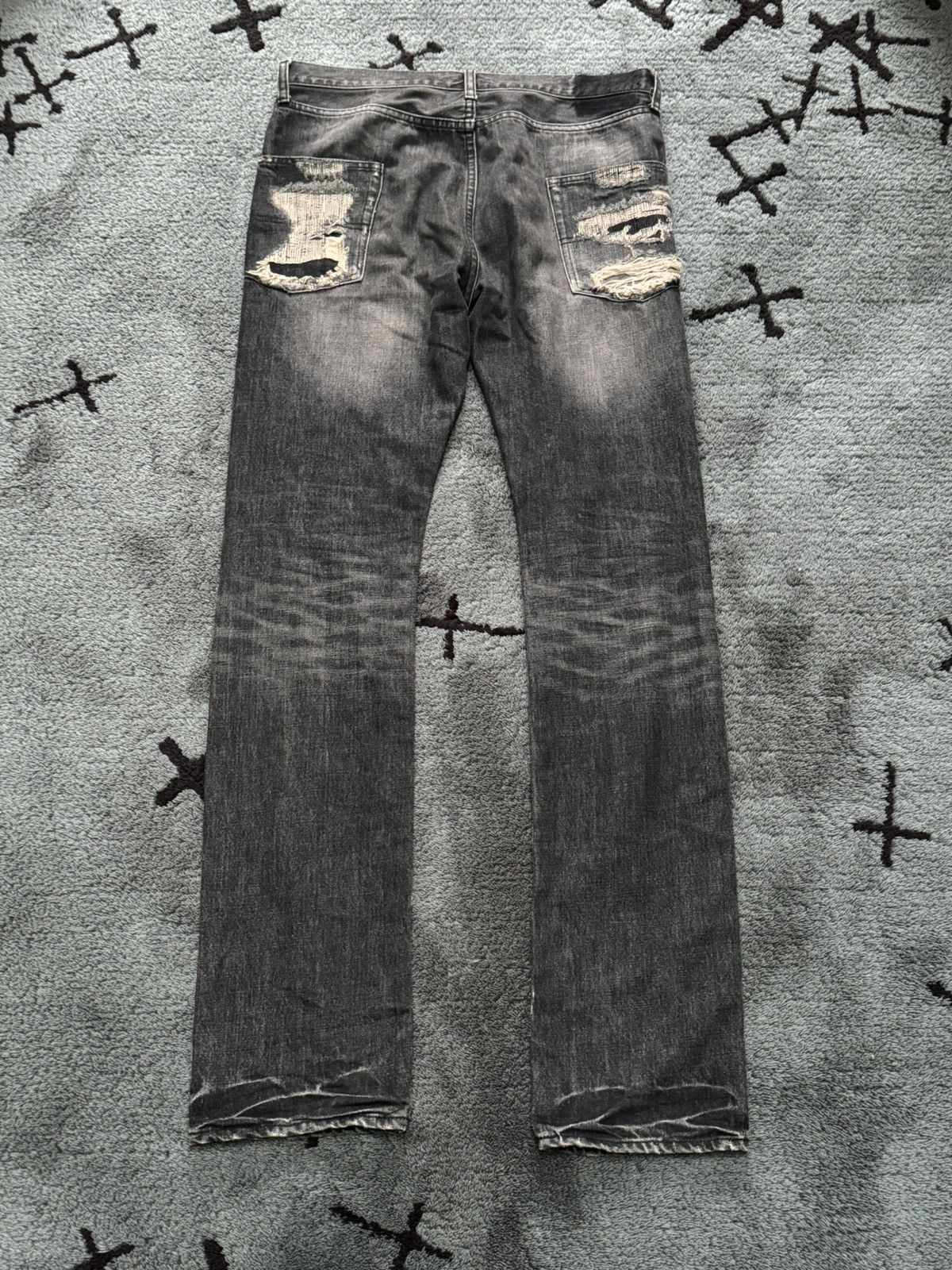Undercover Undercover aw05 skull jeans Size US 34 / EU 50 - 2 Thumbnail