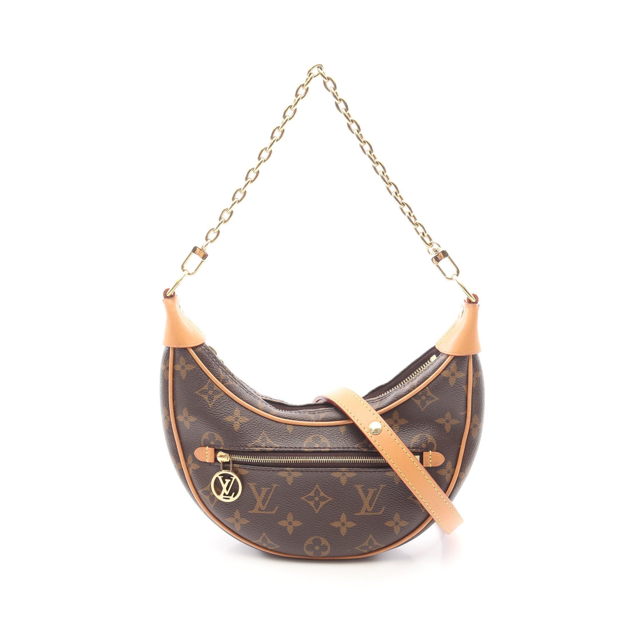 Louis Vuitton Louis Vuitton Loop Monogram Shoulder Bag Leather Brown Size ONE SIZE - 1 Thumbnail
