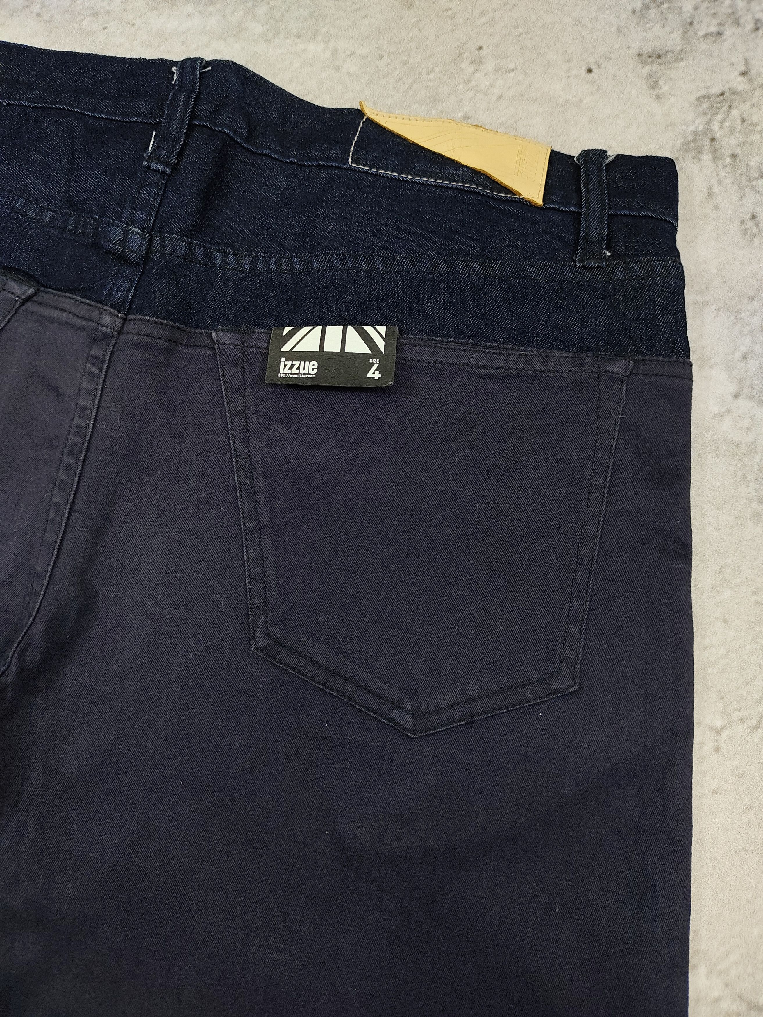 izzue Izzue- Minimalist Urbanwear Hybrid Panel Denim Pants Size US 36 / EU 52 - 6 Thumbnail