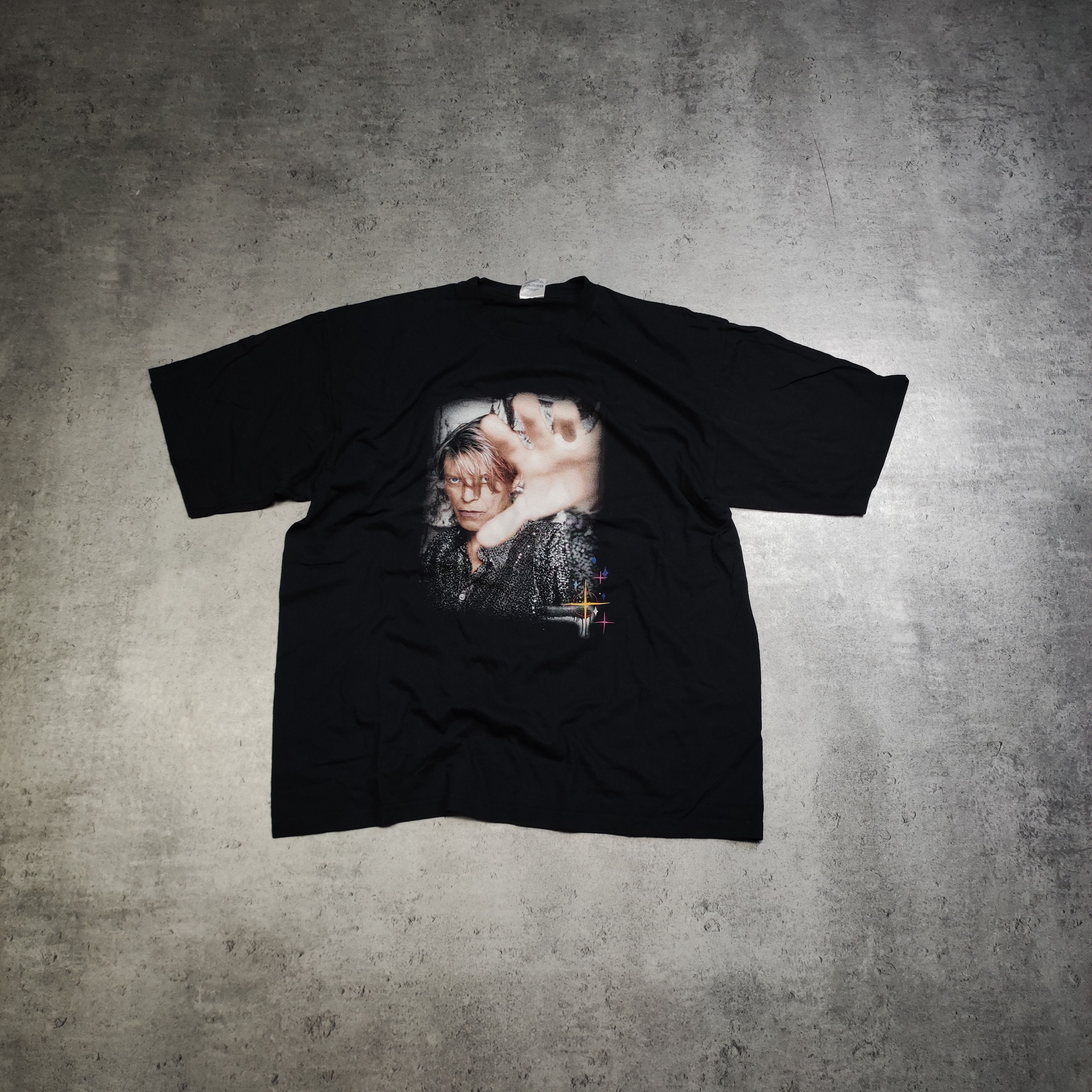Band Tees × Vintage Vintage RARE OG 2003 David Bowie Reality Tour Promo Tee Size US XL / EU 56 / 4 - 1 Thumbnail