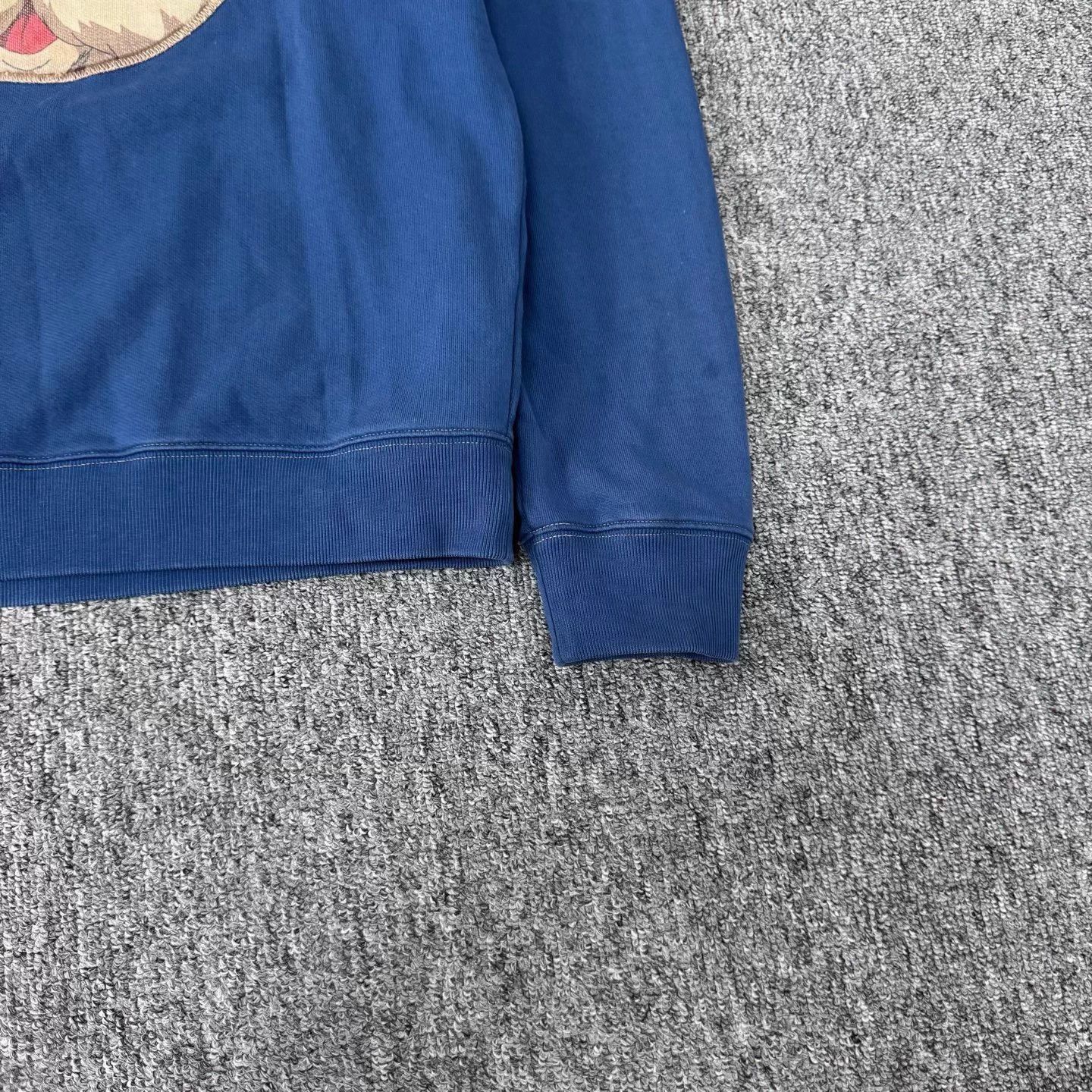 Loewe Blue Long Sleeve Graphic Sweatshirt Size L Size US L / EU 52-54 / 3 - 3 Thumbnail
