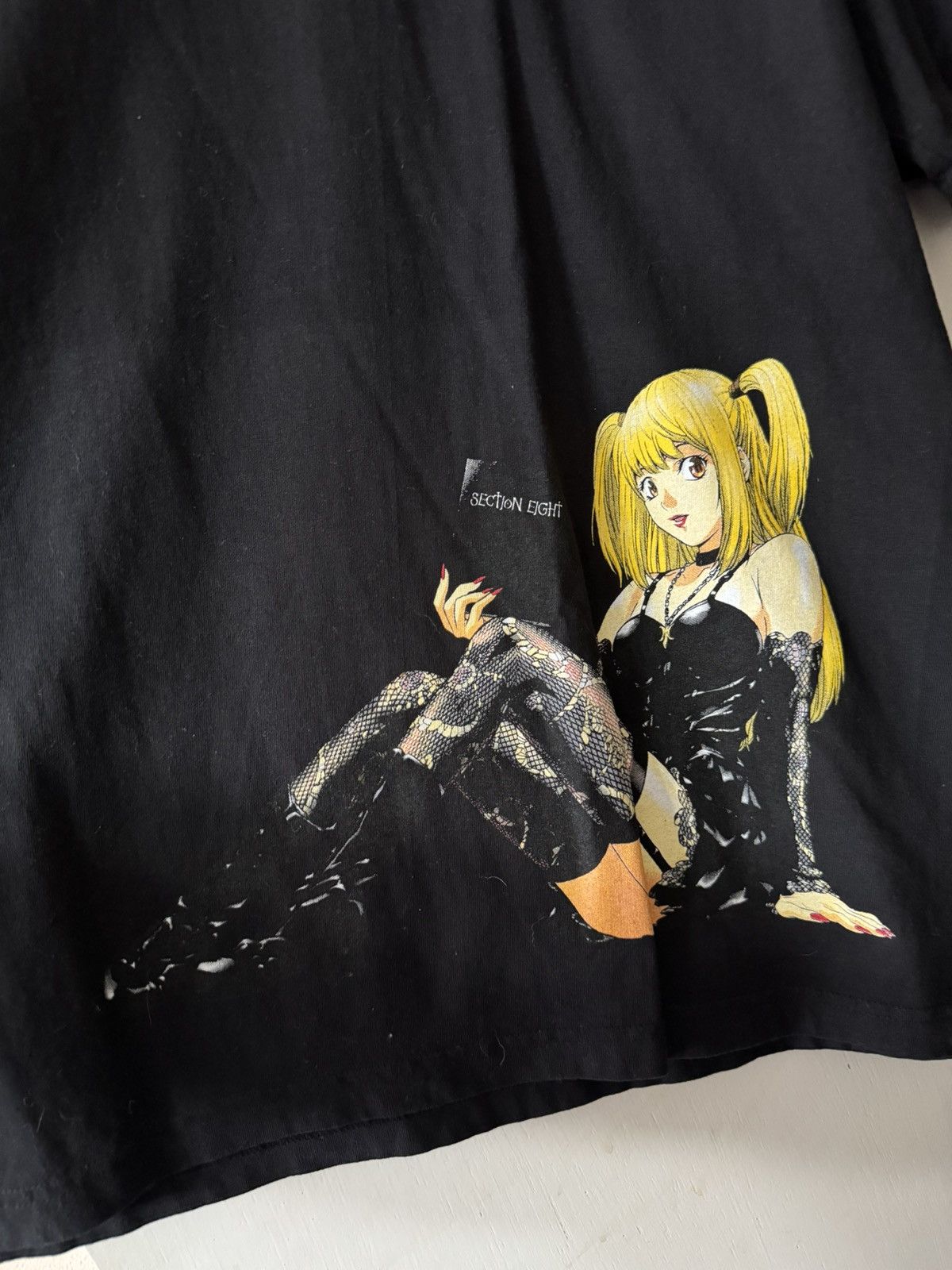 Section 8 Black Section Eight Misa Death Note Graphic T-Shirt Size US XXL / EU 58 / 5 - 2 Thumbnail