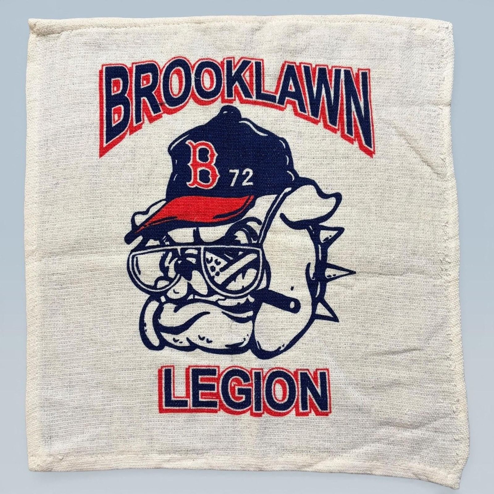Vintage Vintage Brooklawn Legion Rally Towel Baseball Bulldog Mascot Size ONE SIZE - 1 Thumbnail
