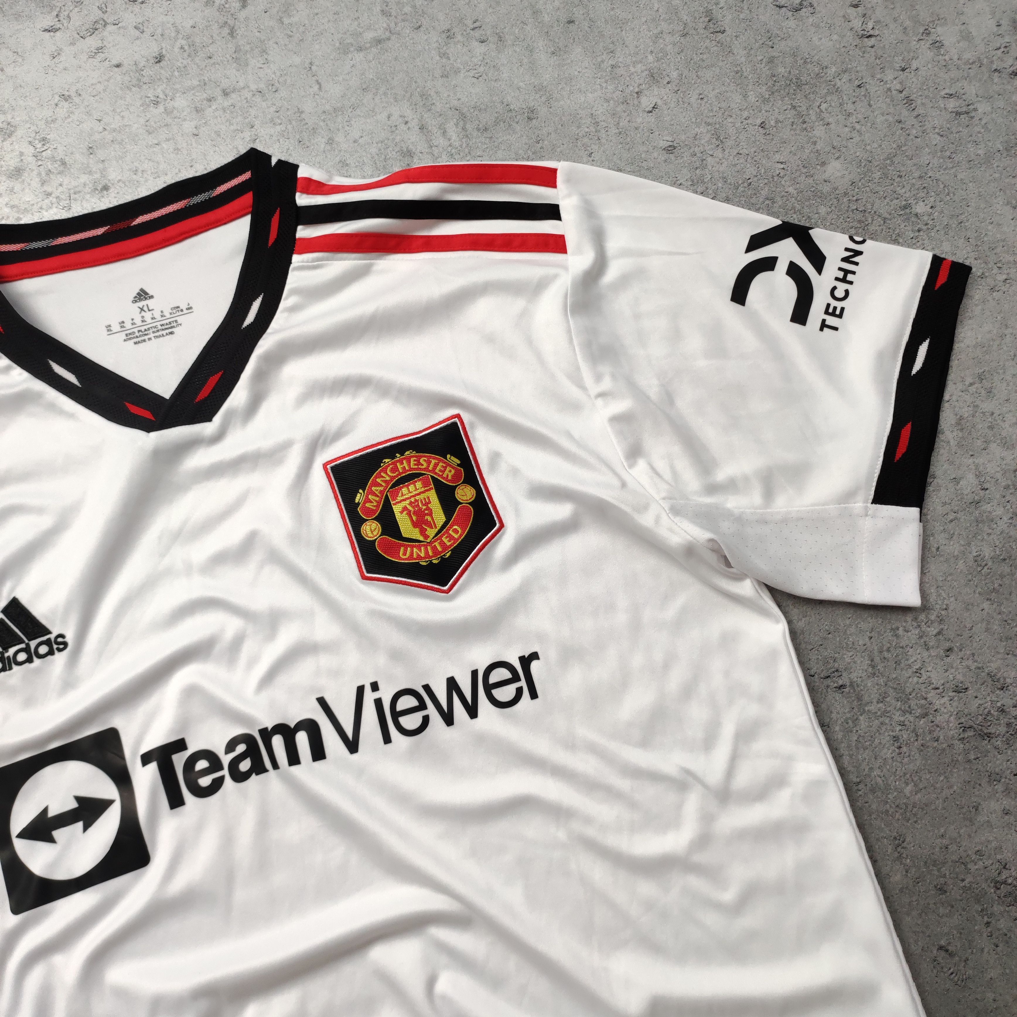 Adidas RARE Adidas x Manchester United 2022 Away Football Jersey Size US XL / EU 56 / 4 - 4 Thumbnail