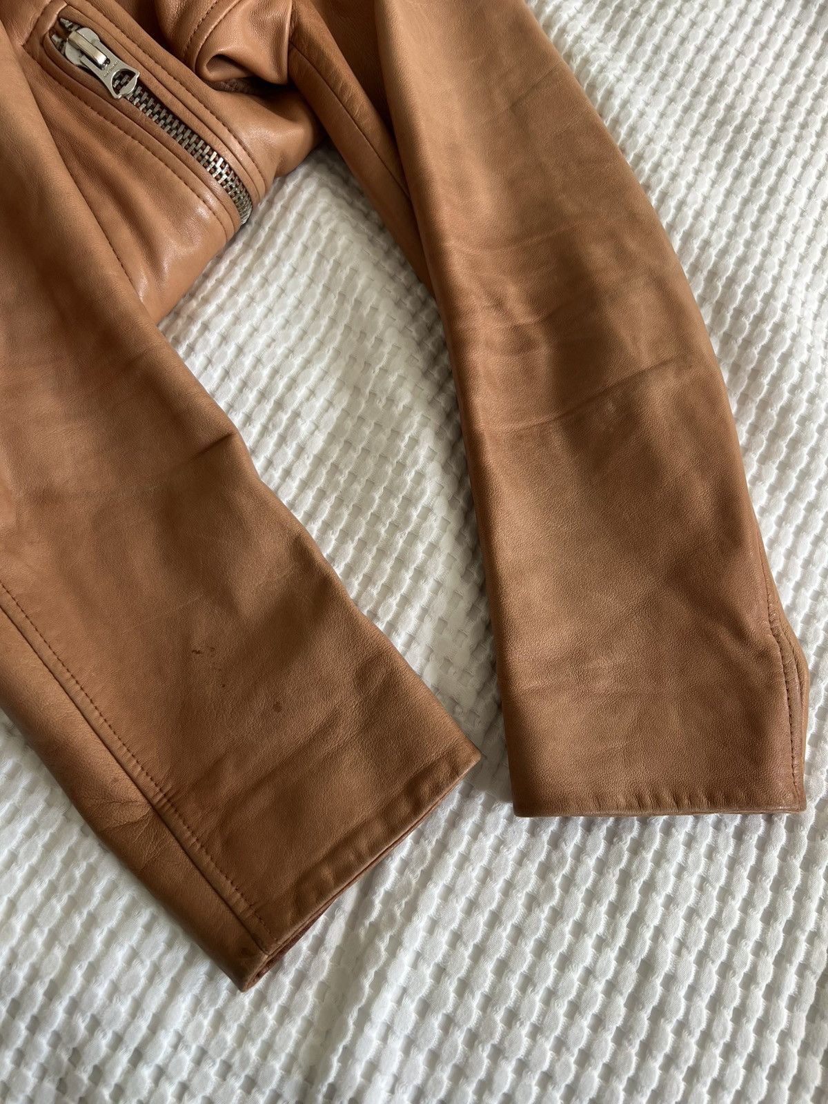 Acne Studios Acne Studios Leather Swift Jacket Size M / US 6-8 / IT 42-44 - 17 Thumbnail