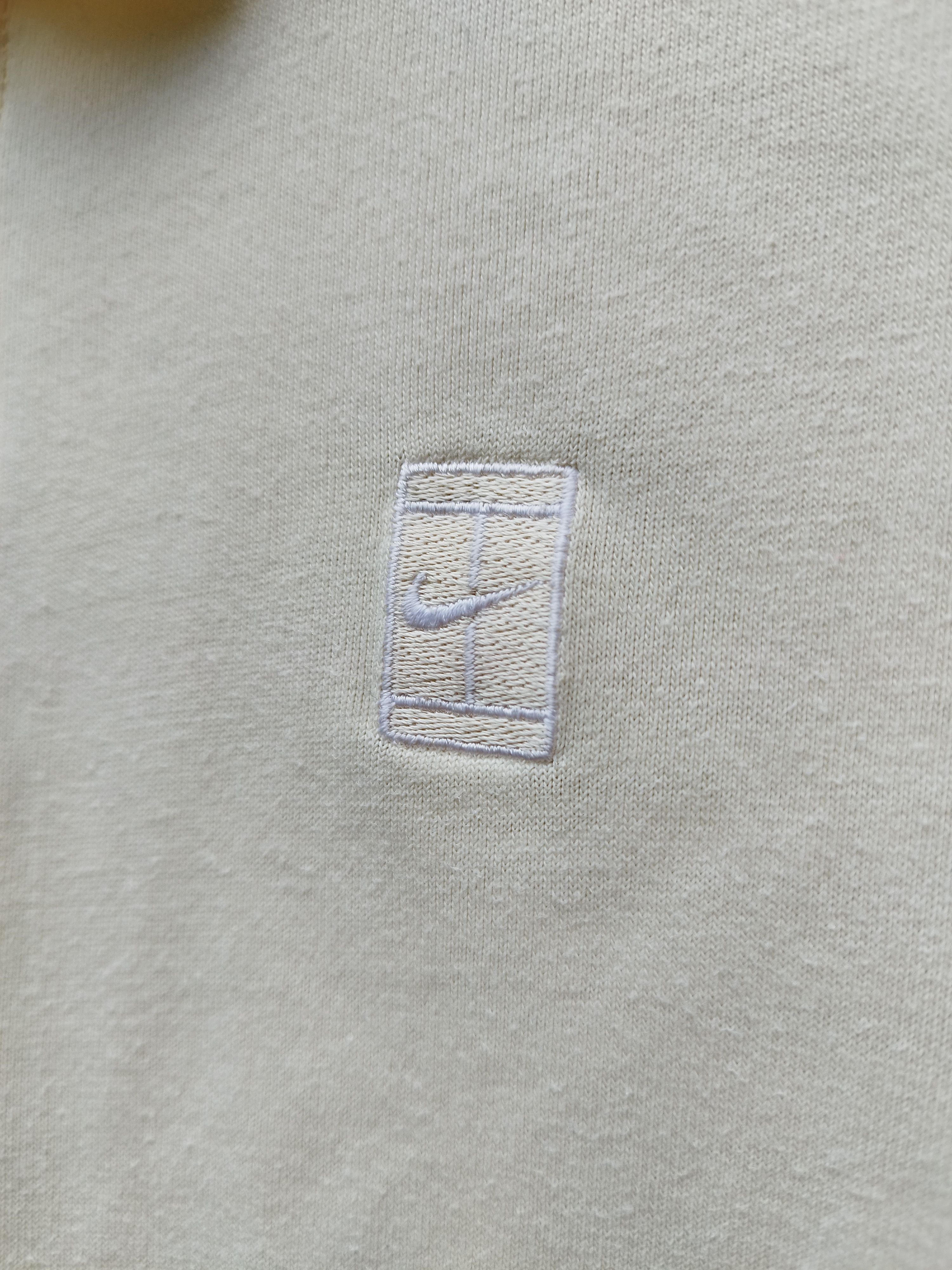 Nike Vintage Nike Court Tennis Polo Shirt Cream Short Sleeve Size US M / EU 48-50 / 2 - 4 Thumbnail