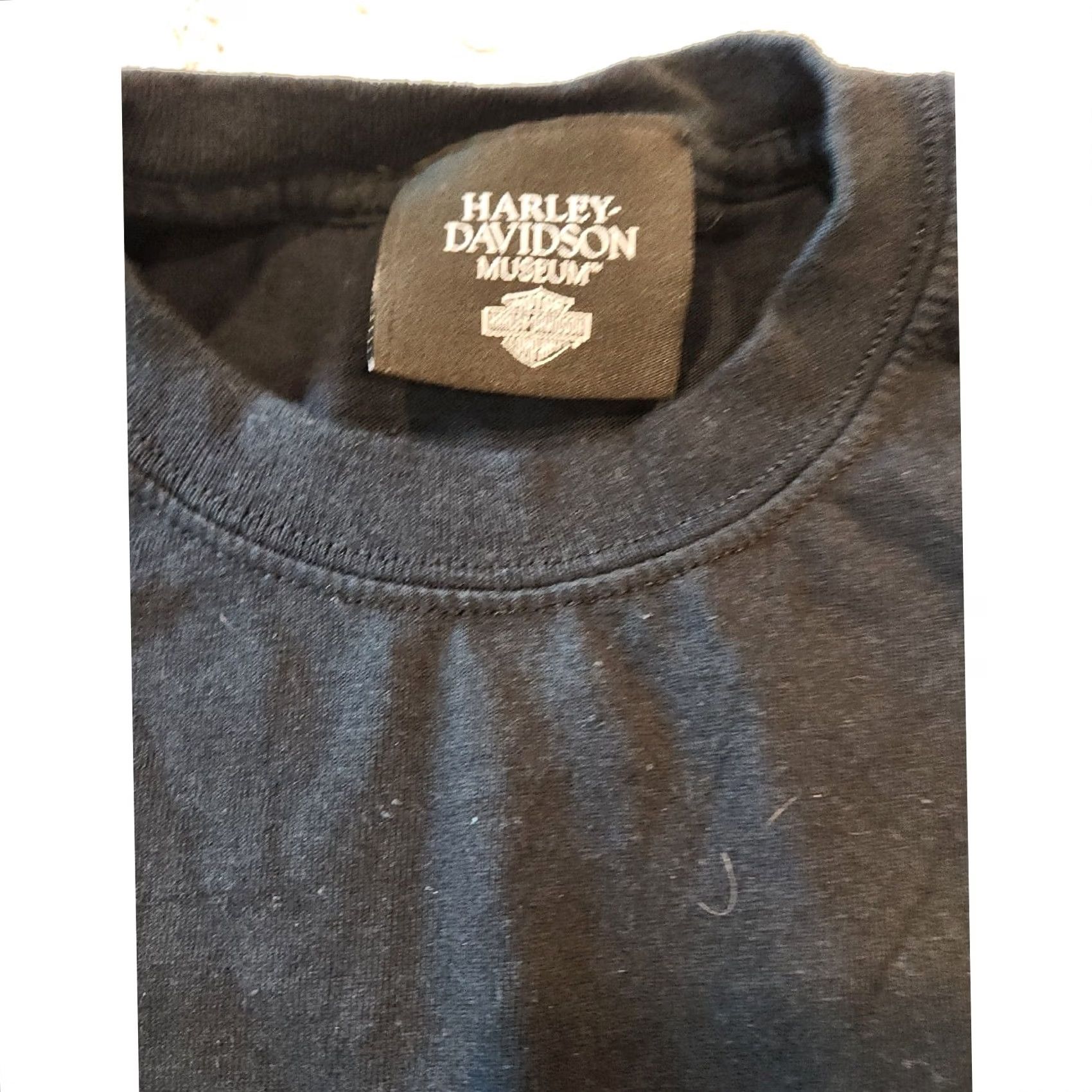 Harley Davidson Harley Davidson Museum Skull Logo Black T Shirt Men's M Size US M / EU 48-50 / 2 - 5 Thumbnail