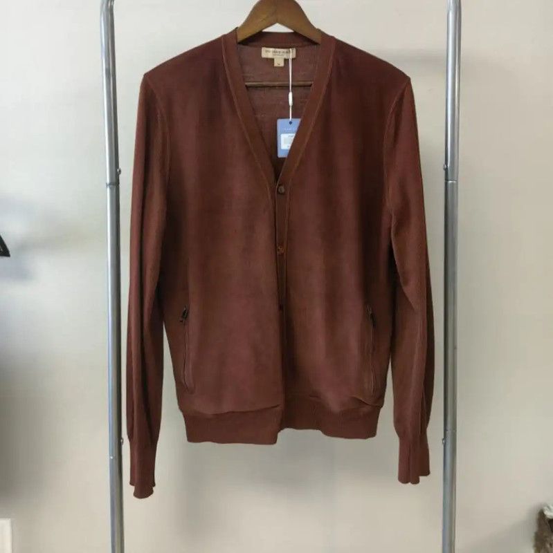 Burberry Burberry M Brown Men's Cardigan Size US M / EU 48-50 / 2 - 1 Thumbnail