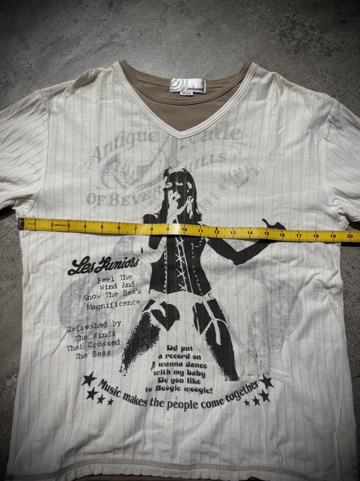 Hysteric Glamour Y2k 31040=Homme double layer ifsixwasnine poem tshirt Size US M / EU 48-50 / 2 - 11 Thumbnail