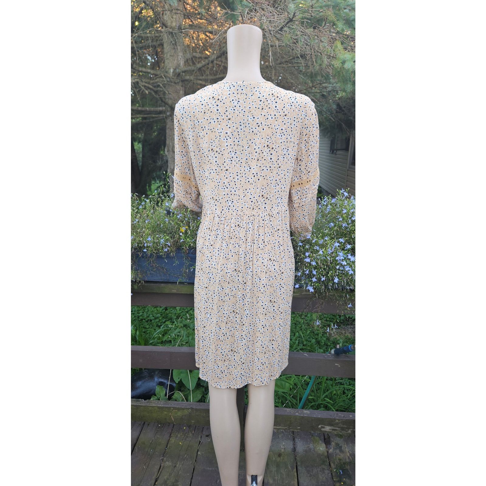 Tribal Streetwear Tribal 100% Rayon, 3/4 Sleeve Dress, Boho Dress. Maternity Size M / US 6-8 / IT 42-44 - 10 Thumbnail