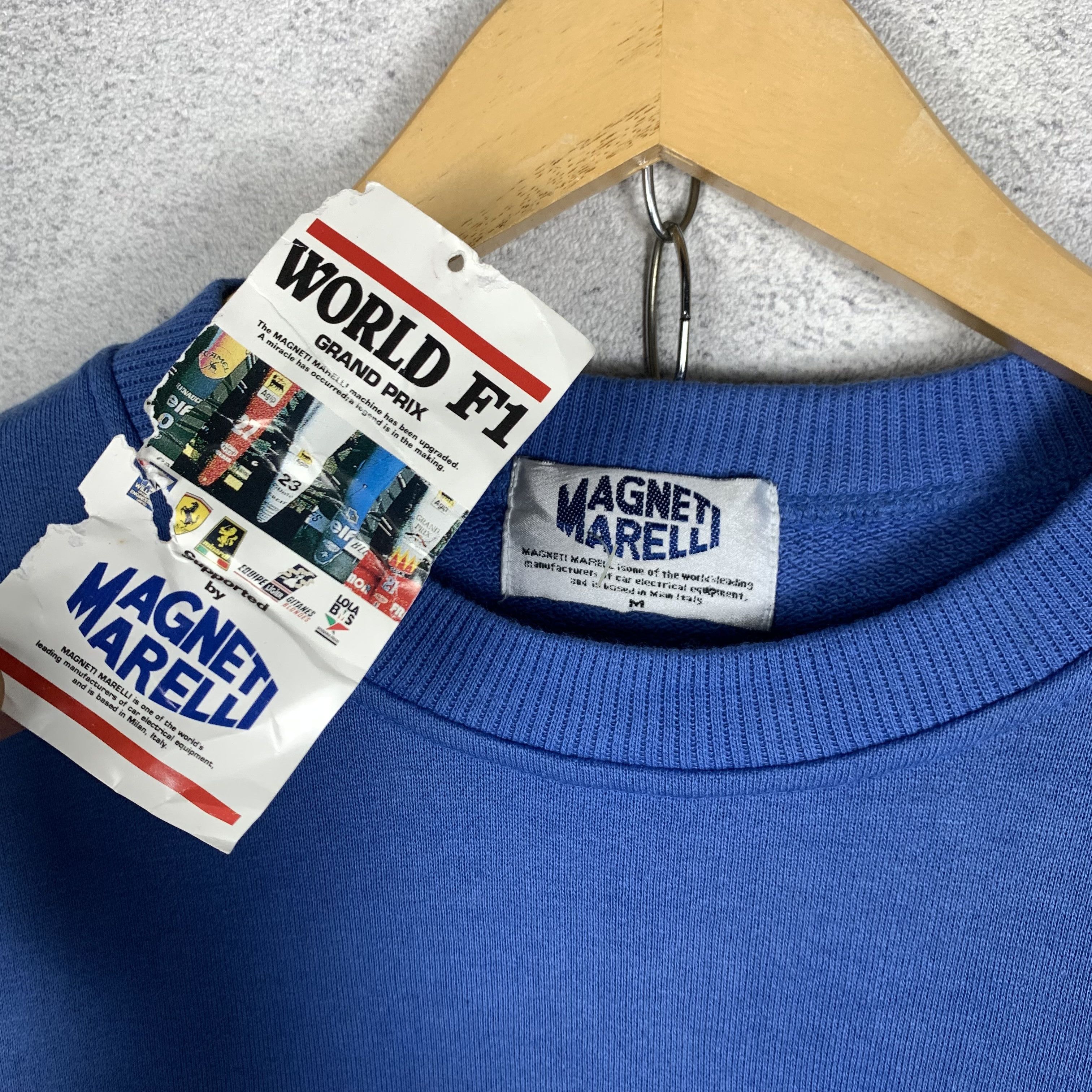 Ferrari Vintage Ferrari Magneti Marelli Sweatshirt Crewneck Size US S / EU 44-46 / 1 - 4 Thumbnail