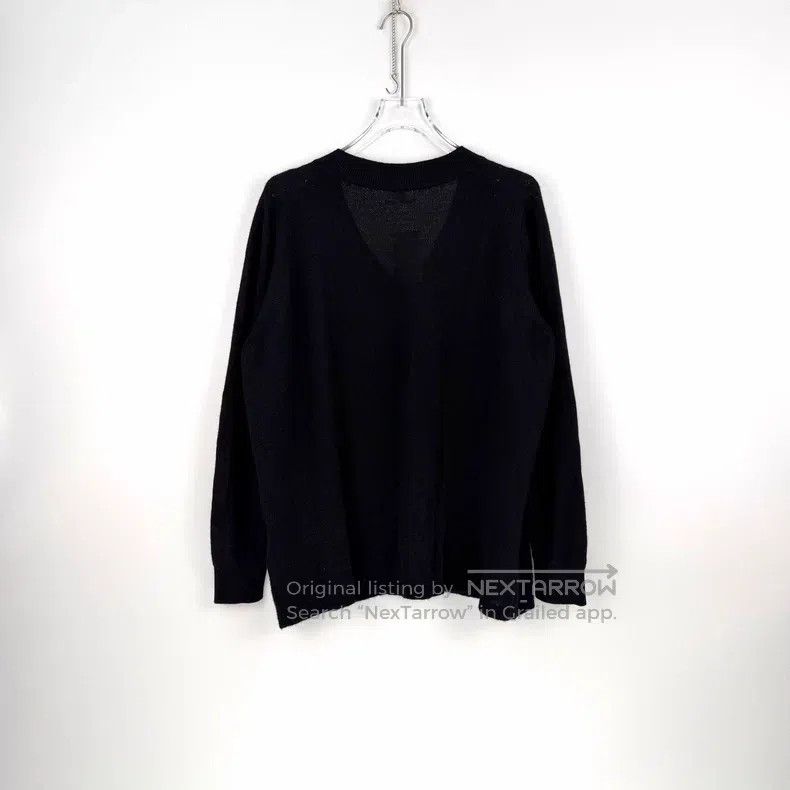 Hermes Hermes Black metallic small logo cashmere sweater Size XS / US 0-2 / IT 36-38 - 4 Thumbnail