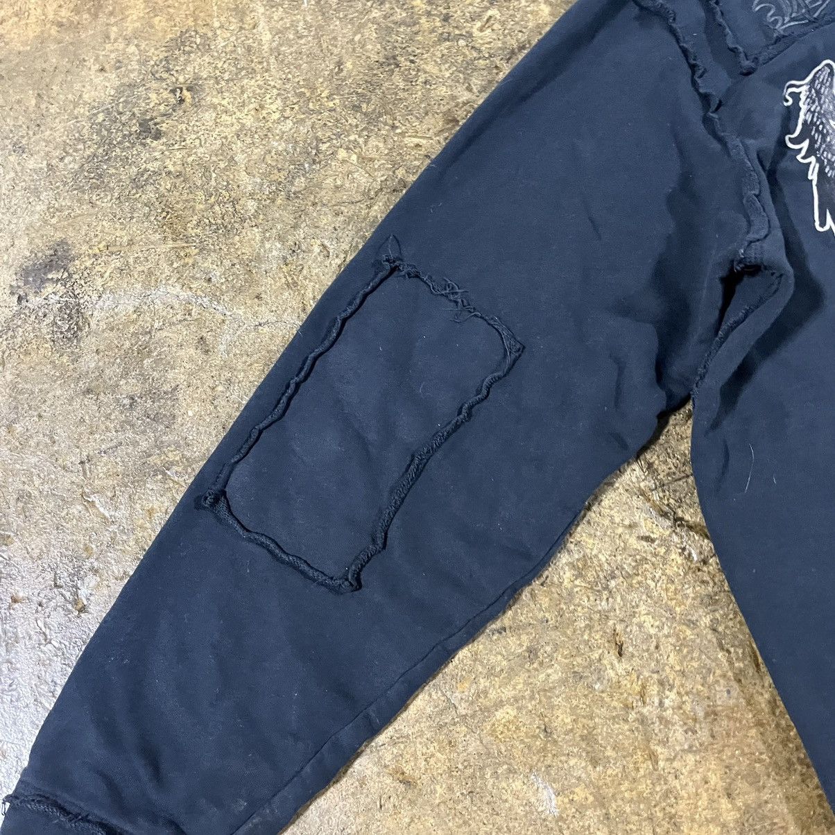 Affliction × Tapout × Vintage Crazy Vintage Y2K Affliction Style Grunge Goth Zip-Up Hoodie Size US XL / EU 56 / 4 - 11 Thumbnail