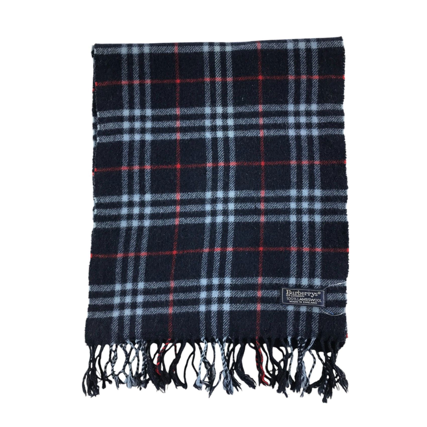 Burberry × Vintage Burberry Scarf / Muffler / Neckwear - WW2876 Size ONE SIZE - 2 Thumbnail