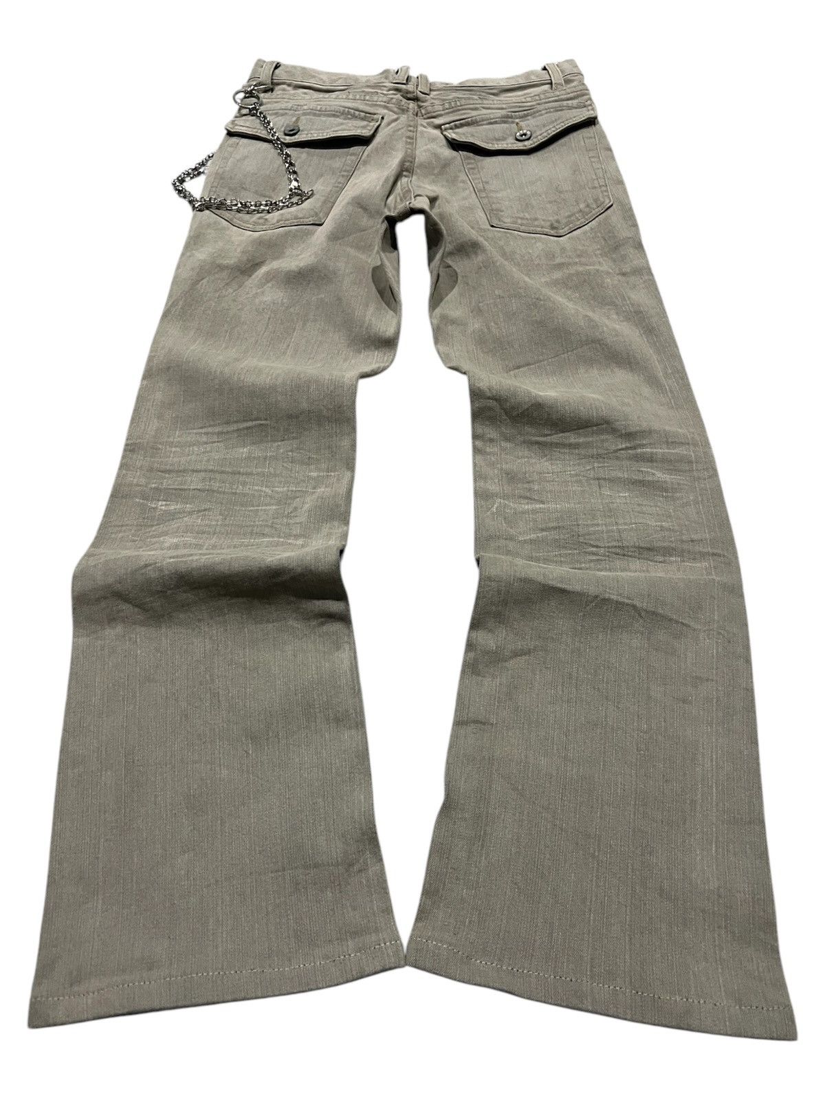 If Six Was Nine × Le Grande Bleu (L.G.B.) × Tornado Mart A.S.M Wallet Chain Flared Denim Size US 29 - 2 Thumbnail