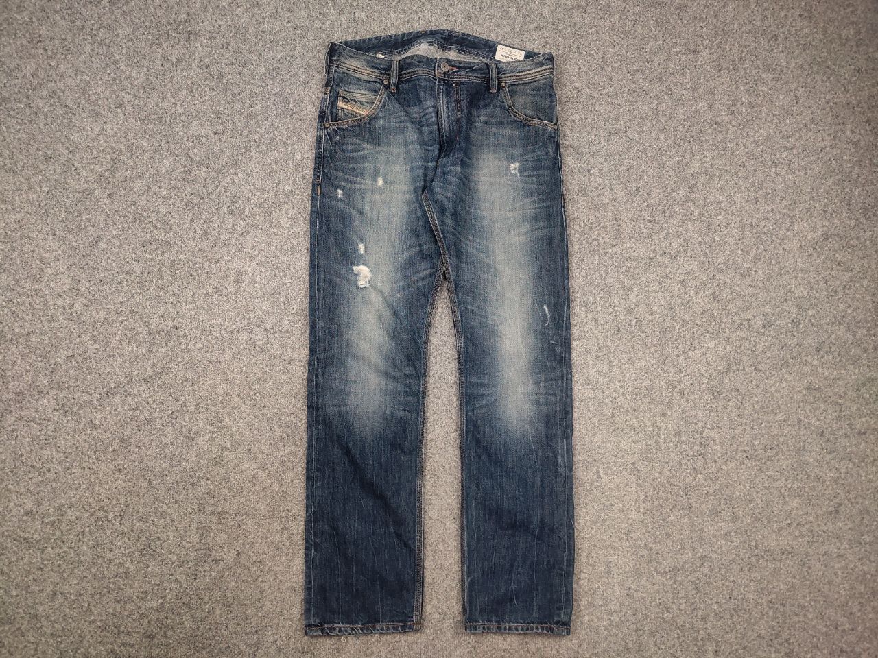 Diesel Diesel Krooley Regular Distresed Denim Jeans Vintage LGB Y2K Size US 33 - 7 Thumbnail
