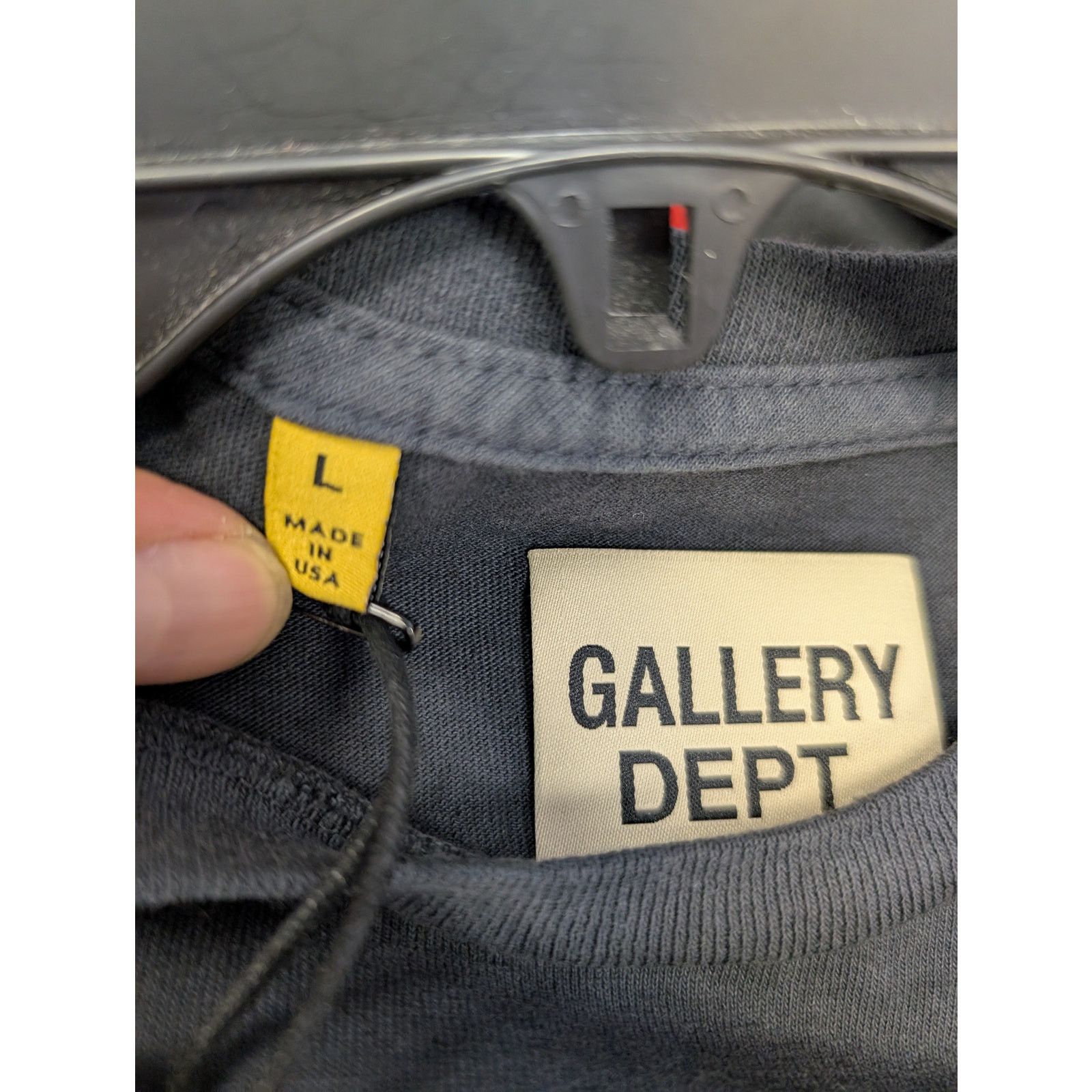 Gallery Dept. o1rshd1 Q:7 / Anarchy Long Sleeve Tee T-Shirt in Black Size US L / EU 52-54 / 3 - 16 Thumbnail