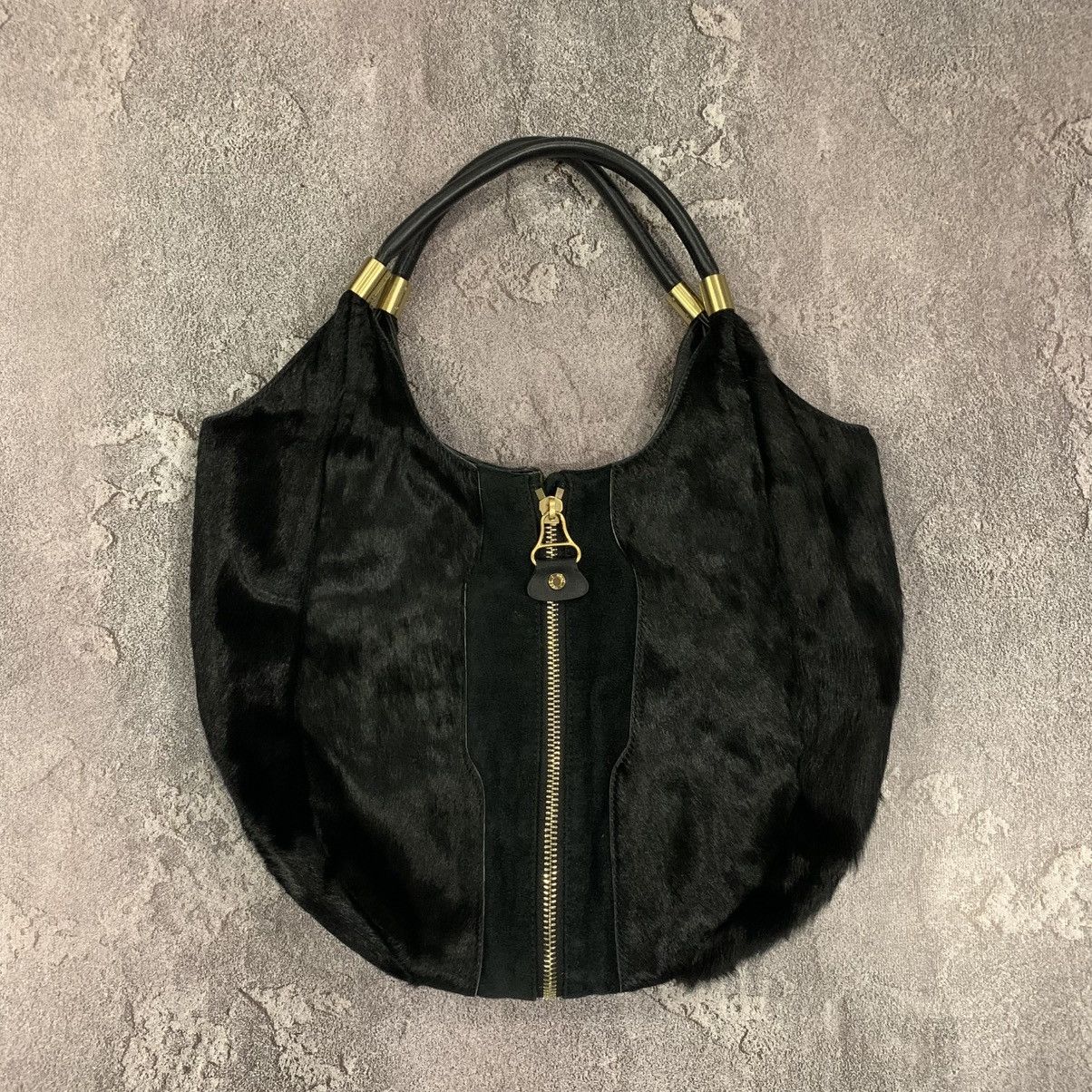 Jimmy Choo Jimmy Choo Black Fur Leather Bag Size ONE SIZE - 3 Thumbnail