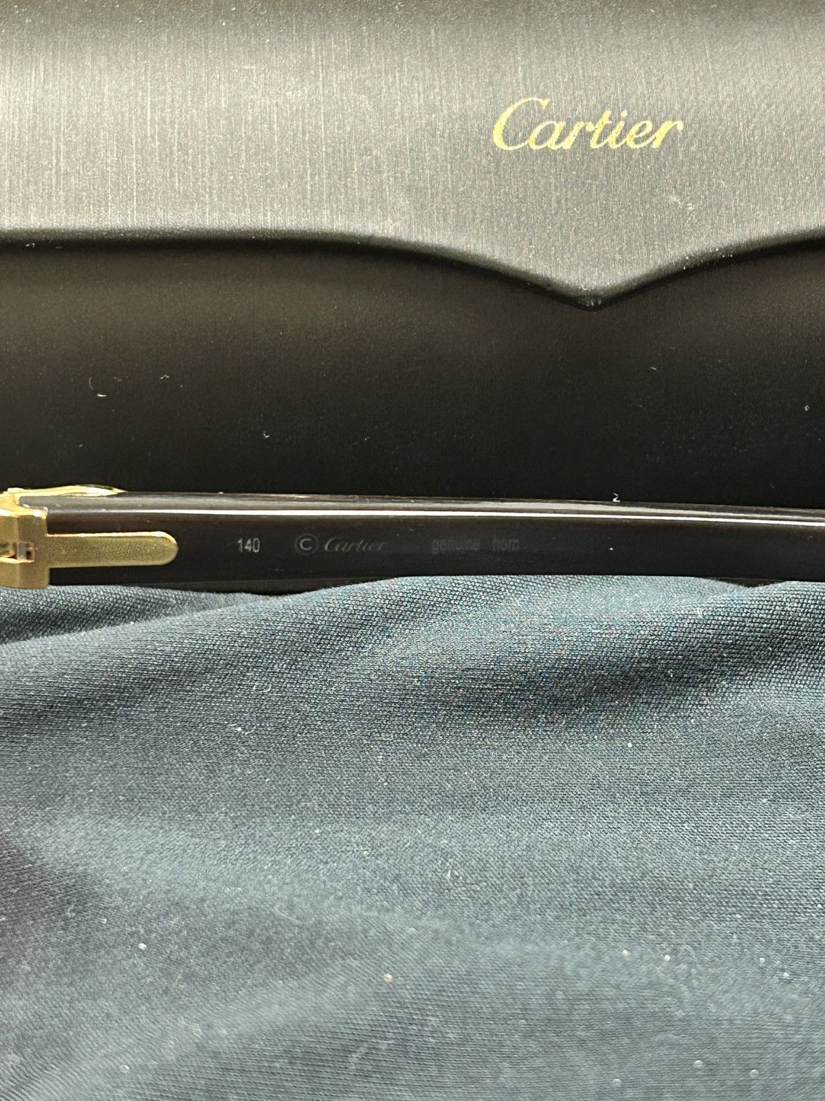 Cartier Cartier Buffalo Horn C Décor Sunglasses – Rare Buffs Size ONE SIZE - 14 Thumbnail