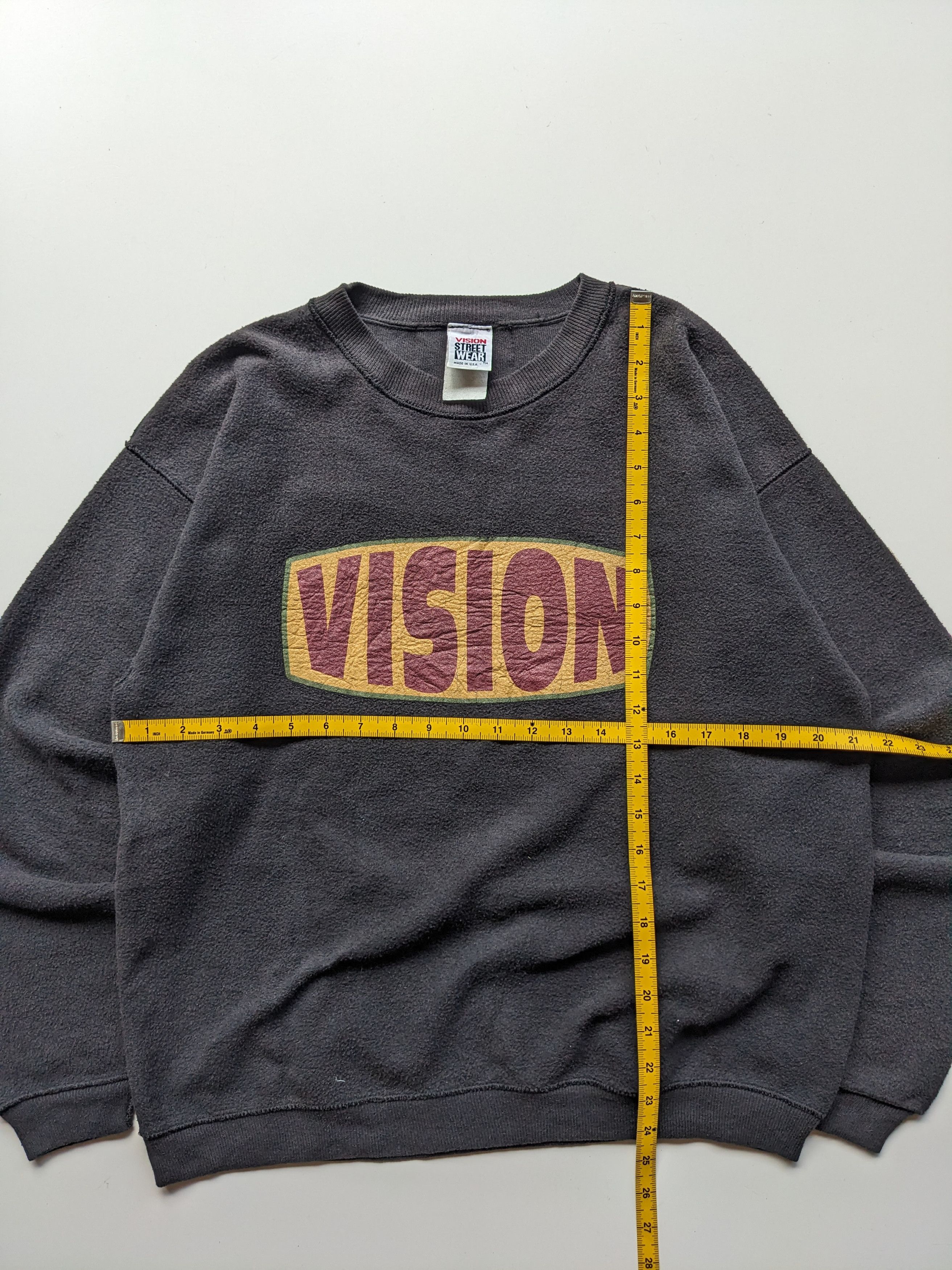 Vision Streetwear Vintage 80s Vision Streetwear sweatshirt Size US L / EU 52-54 / 3 - 6 Thumbnail