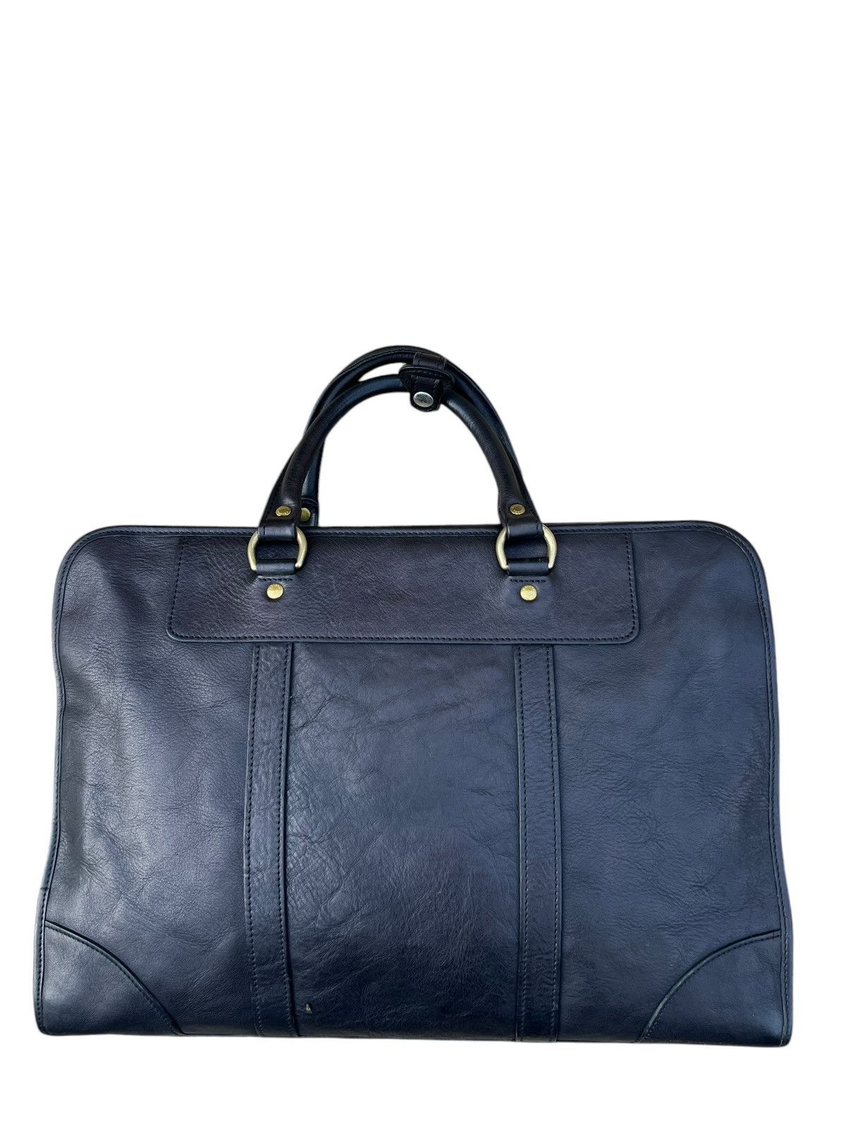 Leather Vintage Porter By Yoshida Black Leather Bag Size ONE SIZE - 5 Thumbnail