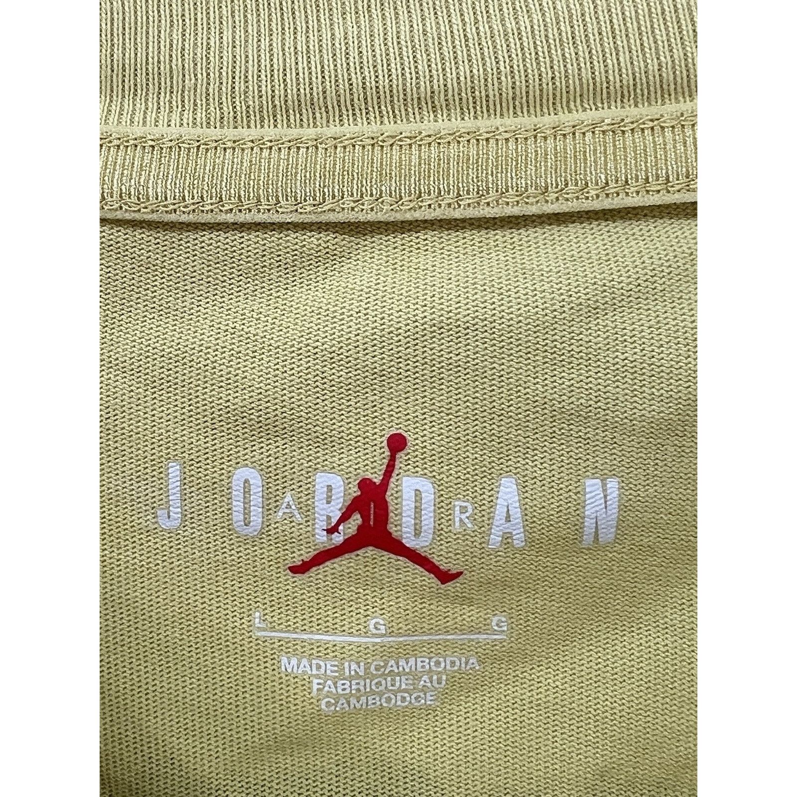 Jordan Brand Jordan Travis Scott T-Shirt Yellow Air Jack Large DZ5514-308 Size US L / EU 52-54 / 3 - 3 Thumbnail