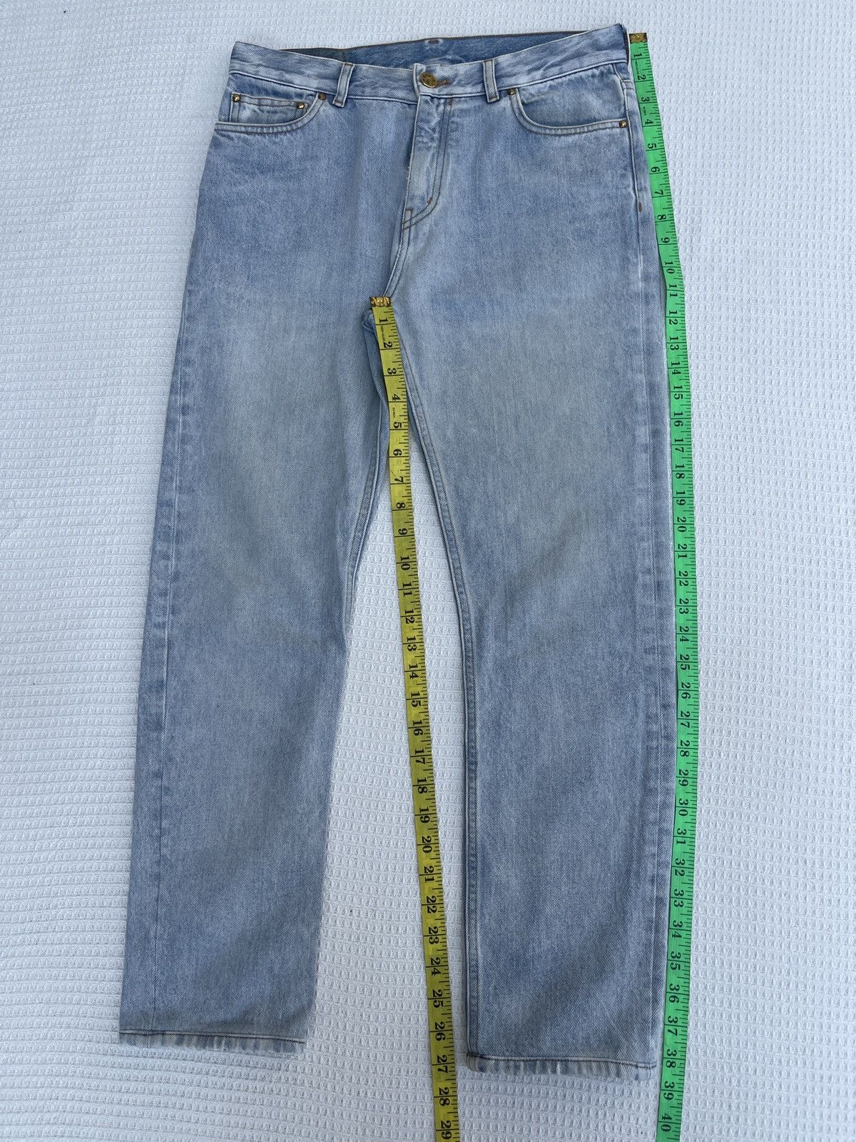 Louis Vuitton Last Drop🔥Rare🔥LOUIS VUITTON Paris Light Blue Jeans Size US 31 - 19 Thumbnail