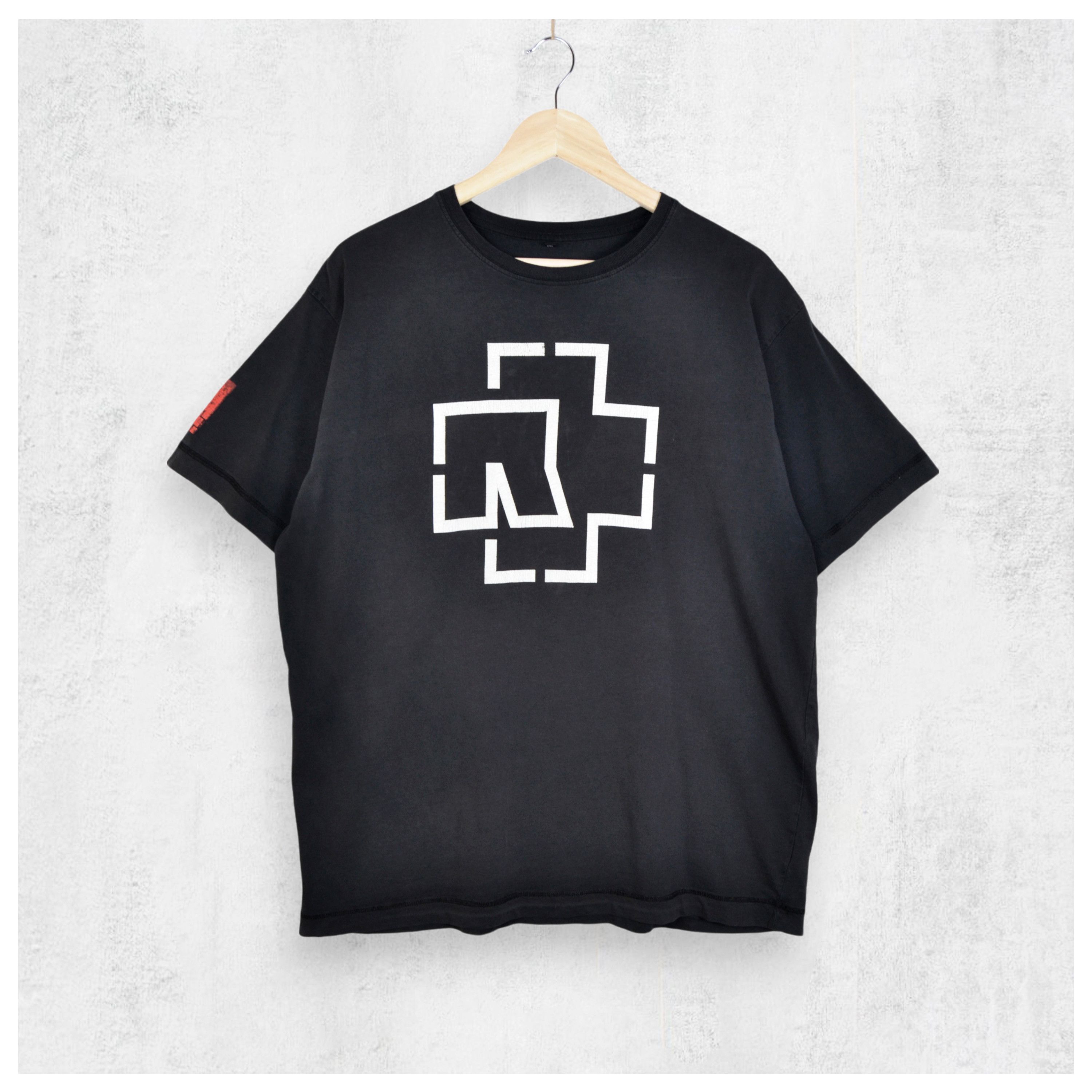 Band Tees Vintage Rammstein T-Shirt In Faded Black Size XL/XXL Size US XXL / EU 58 / 5 - 1 Thumbnail