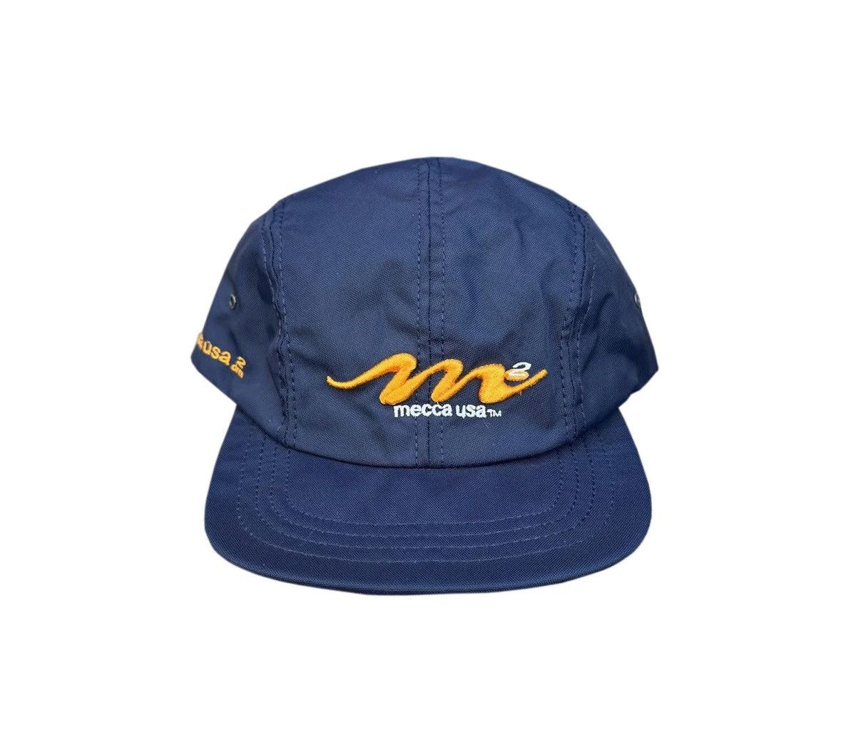 Mecca Vintage Mecca USA Navy Nylon Hat Size ONE SIZE - 1 Thumbnail