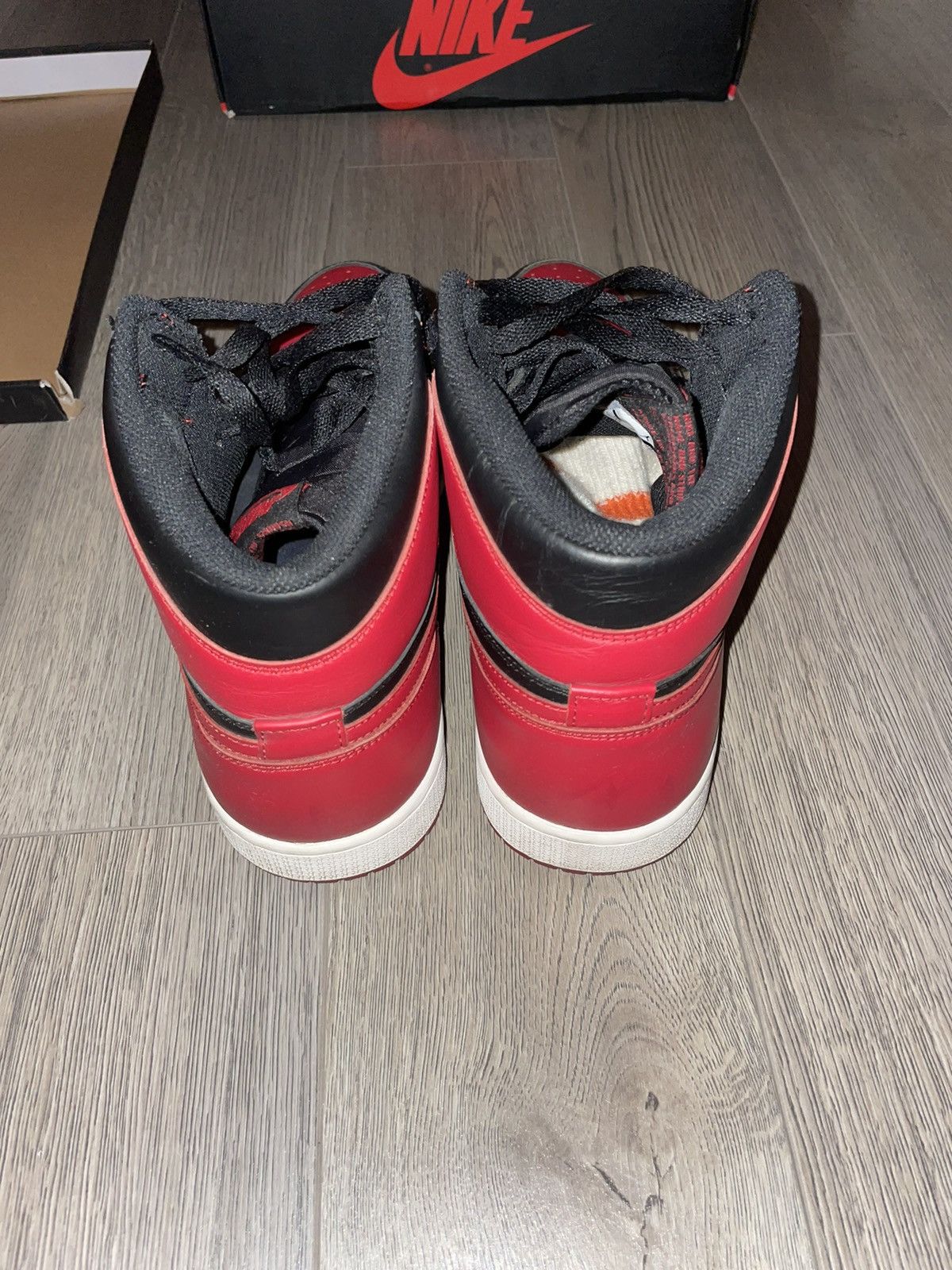 Jordan Brand 2013 Bred 1s - Size 13 VNDS w/OG Box Size US 13 / EU 46 - 5 Thumbnail