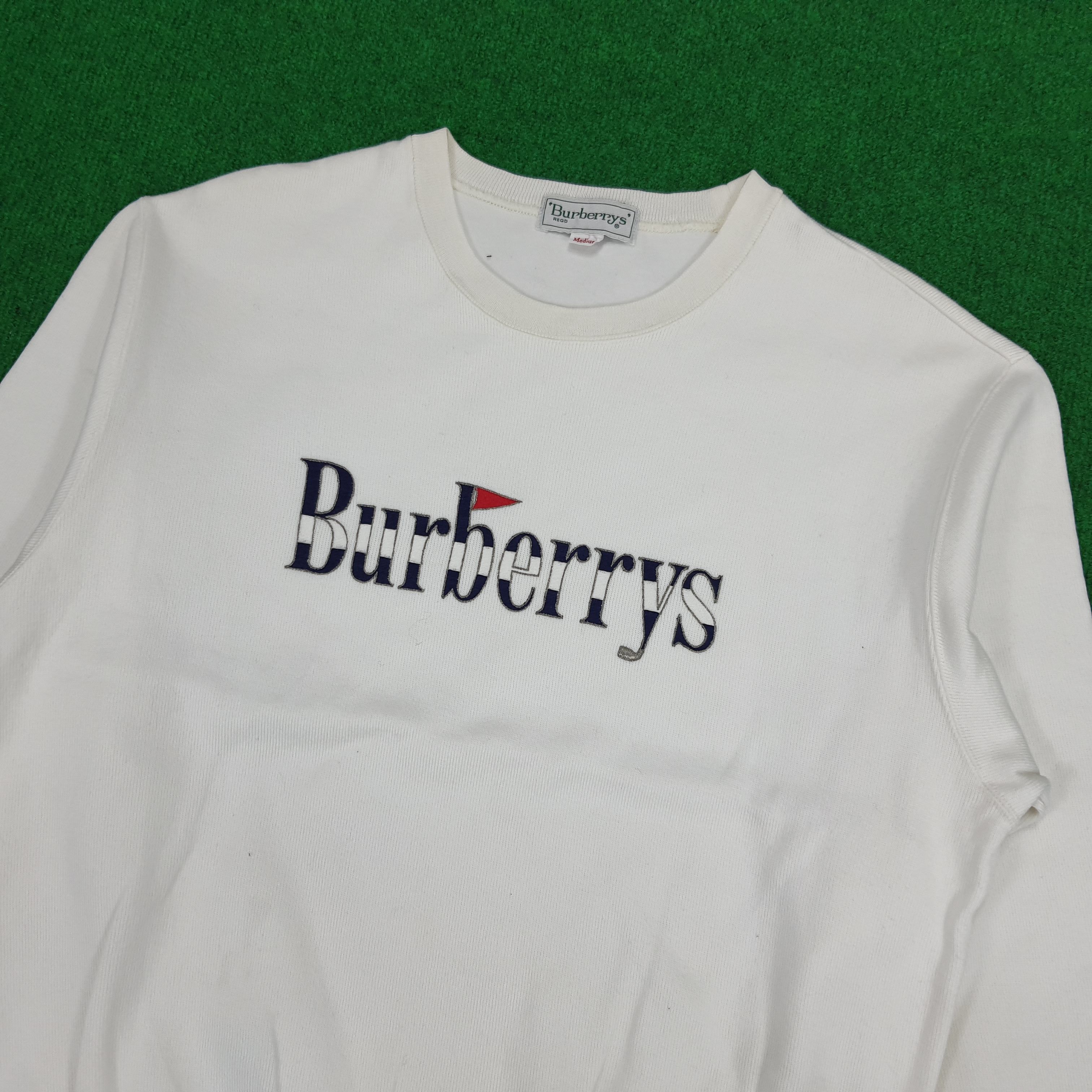 Vintage Burberry Spell Out Sweatshirts