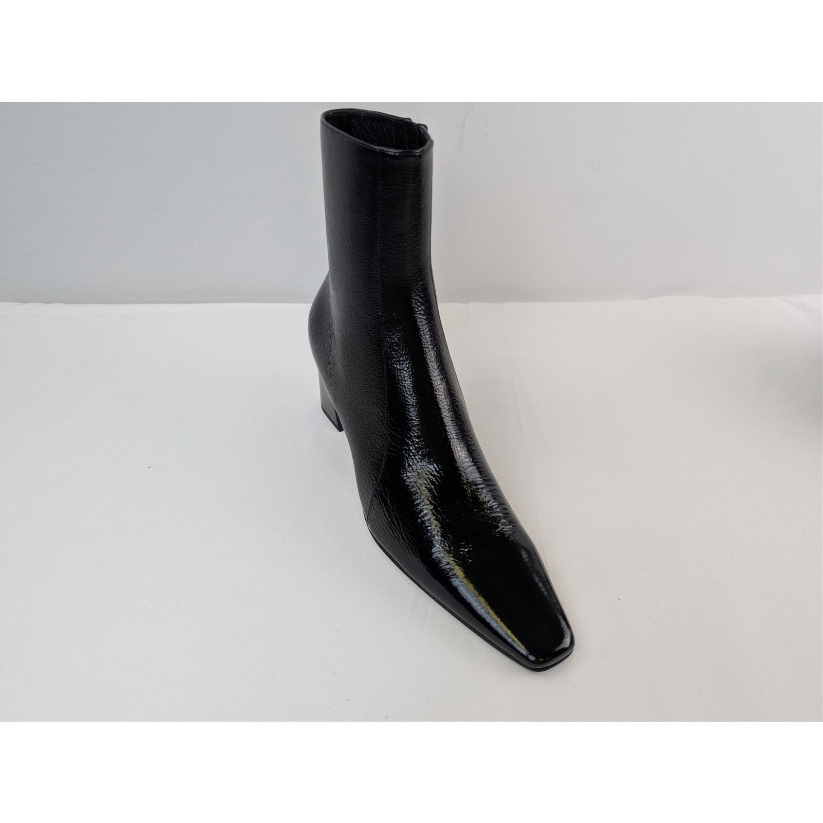 Saint Laurent Paris o1rshd1 Naplack Hero Calf Rainer 75 Boots in Nero Size US 12 / EU 45 - 3 Thumbnail