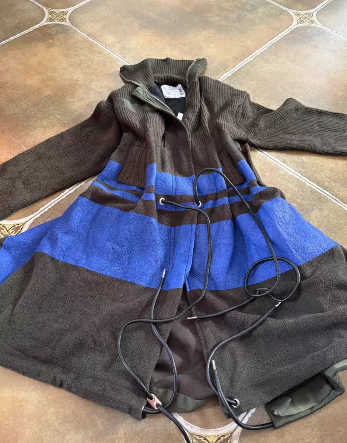 Sacai Sacai Mixed Fabric Coat with Hood-2506 Size US M / EU 48-50 / 2 - 9 Thumbnail