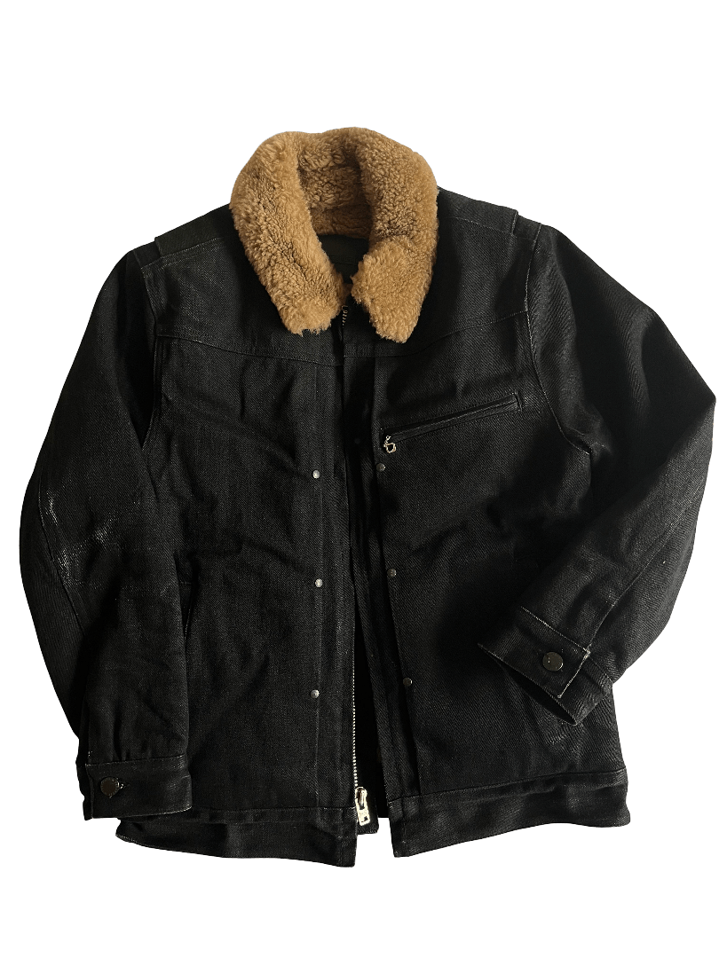 Freenote Cloth Freenote Cloth RJ-2 Denim Shearling Jacket | Grailed