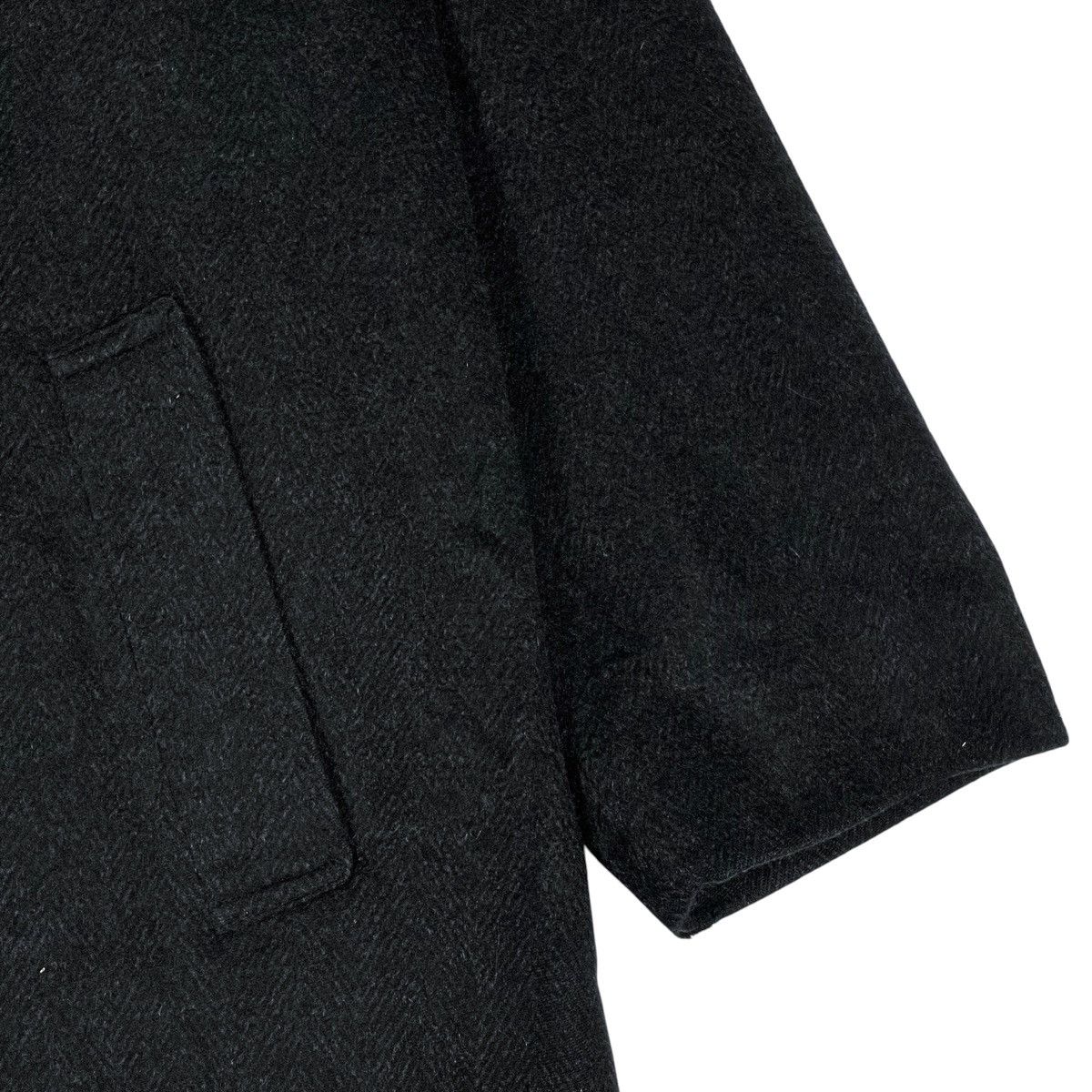 Japanese Brand Vintage L.E. Limited Edition 100% Cashmere Overcoat Black Size US L / EU 52-54 / 3 - 4 Thumbnail