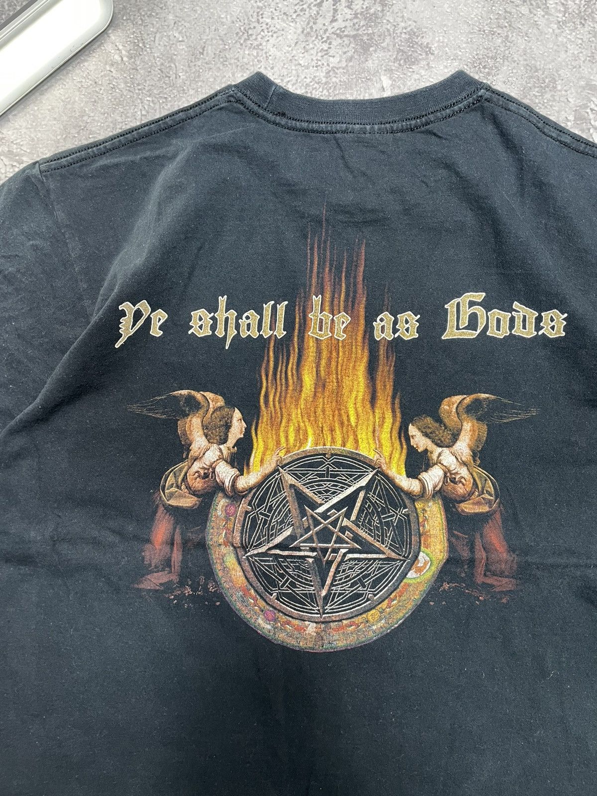 Vintage Dimmur borgir tits pentagram hell paradise Boobs devil Size US M / EU 48-50 / 2 - 7 Thumbnail