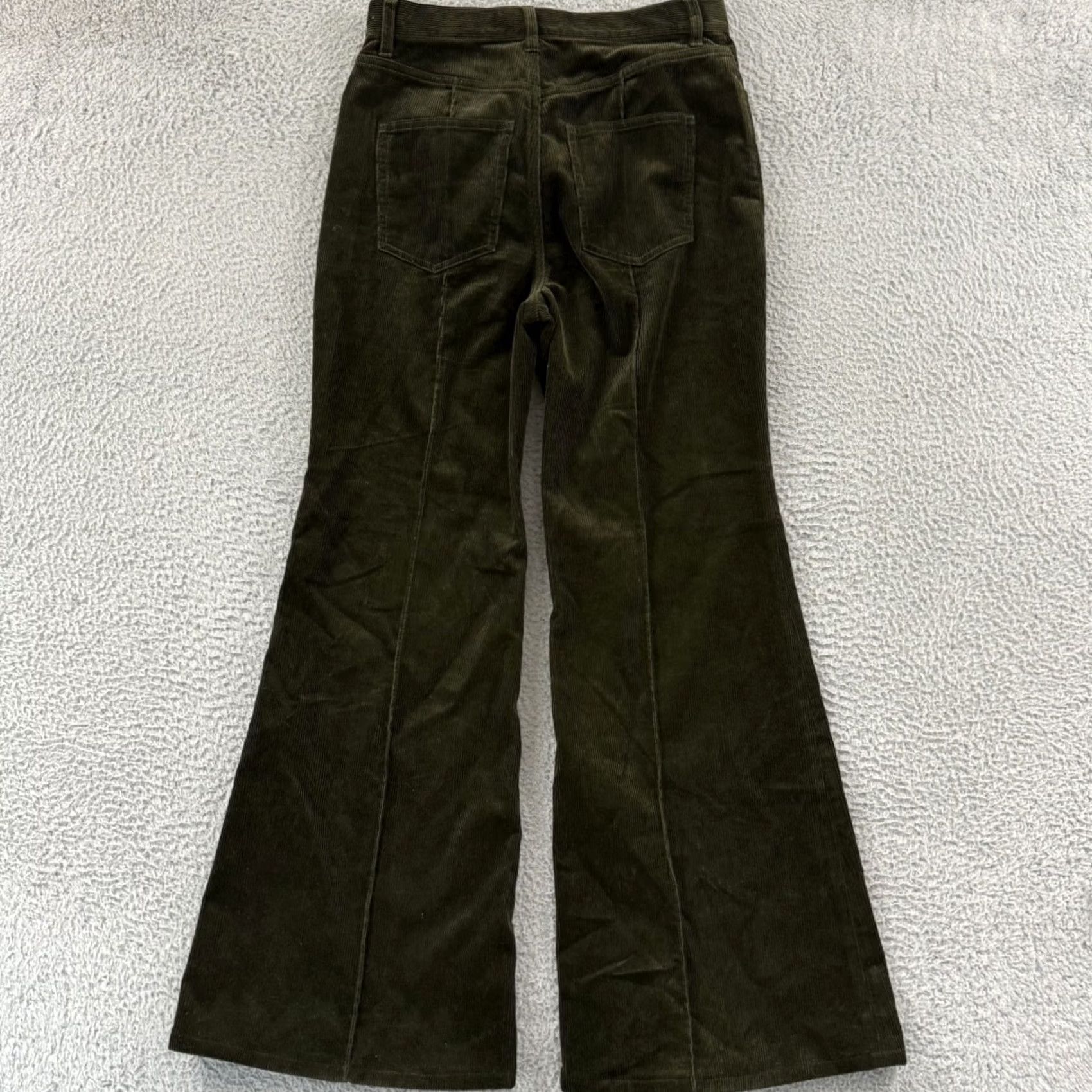 Polo Ralph Lauren VINTAGE Polo Ralph Lauren Pants Womens 4 Green Corduroy Flare Bell Bottoms Boho Shirt? Size 27" / US 4 / IT 40 - 7 Thumbnail