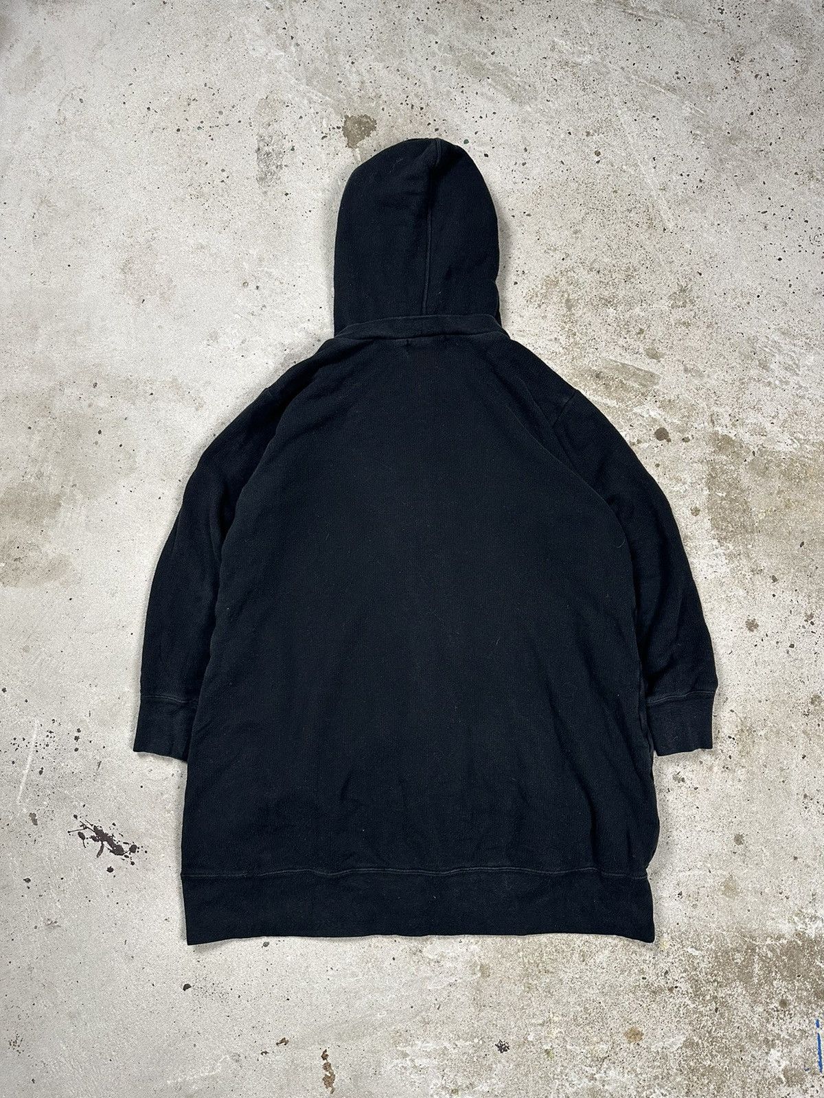 Issey Miyake × Japanese Brand × Zucca Zucca Issey Miyake Black Zip Up Hoodie Sweatshirt Japan Size US M / EU 48-50 / 2 - 2 Thumbnail