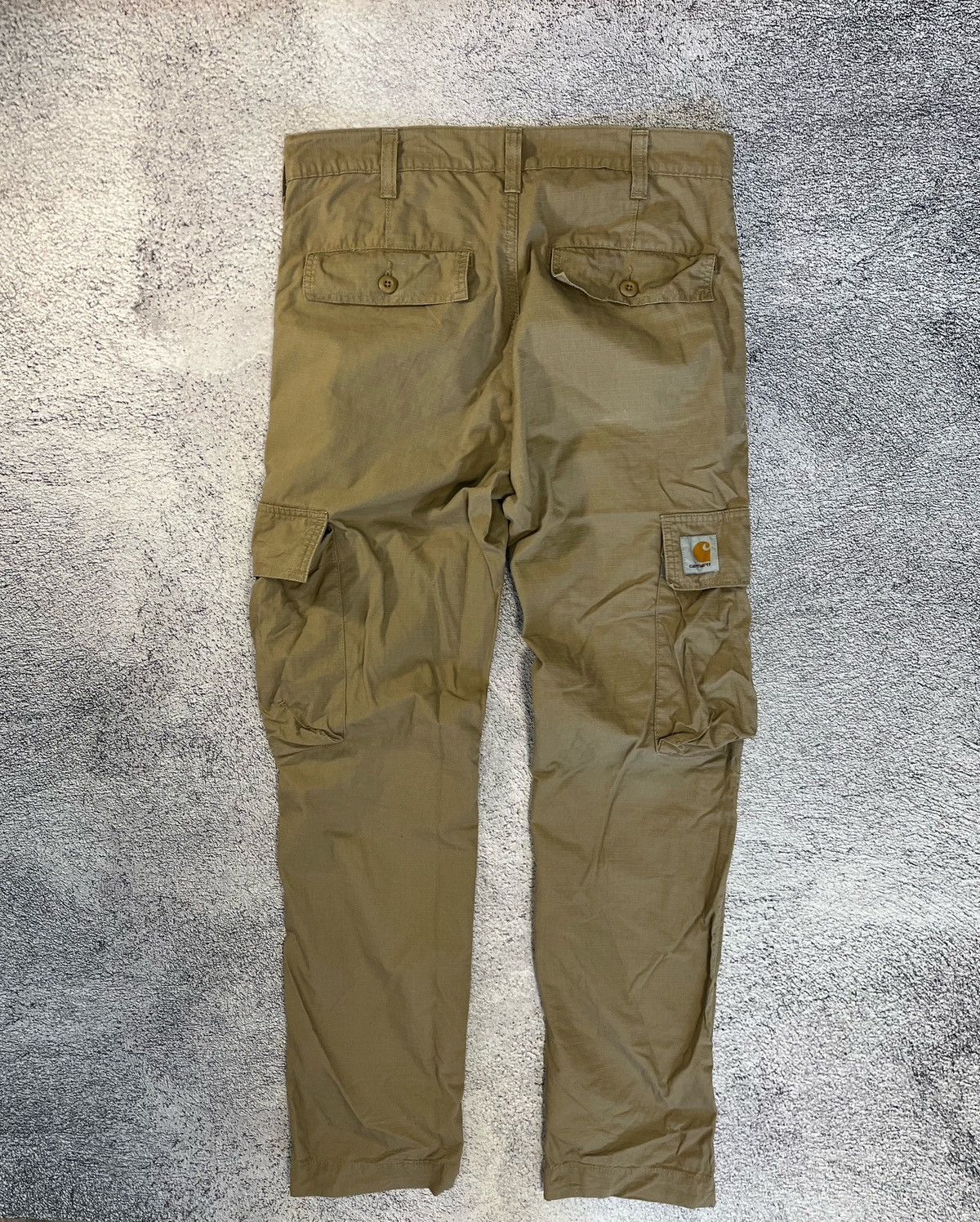 Carhartt Carhartt Wip Men’s Pants Cargo Slim Lear Pant Beige Brown Size US 32 / EU 48 - 1 Thumbnail