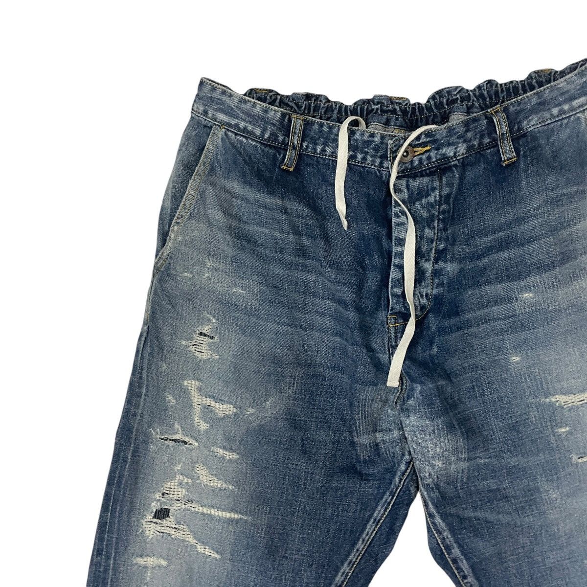 Japanese Brand Vintage Aozora Selvedge Redline Denim Jeans Size US 32 / EU 48 - 3 Thumbnail