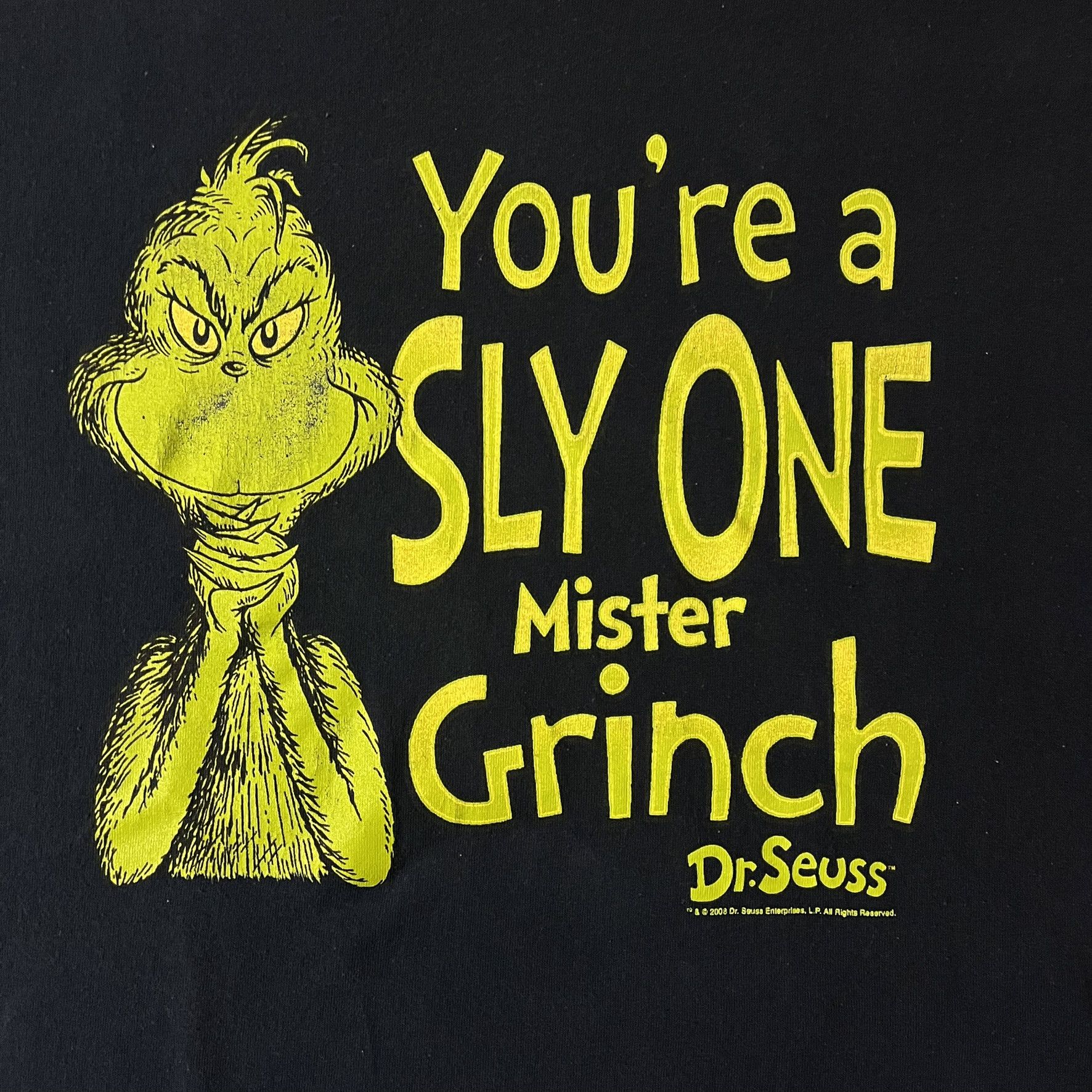Other 00s You’re a Sly One Mister Grinch Official Dr.Seuss Tee Size US XL / EU 56 / 4 - 3 Thumbnail